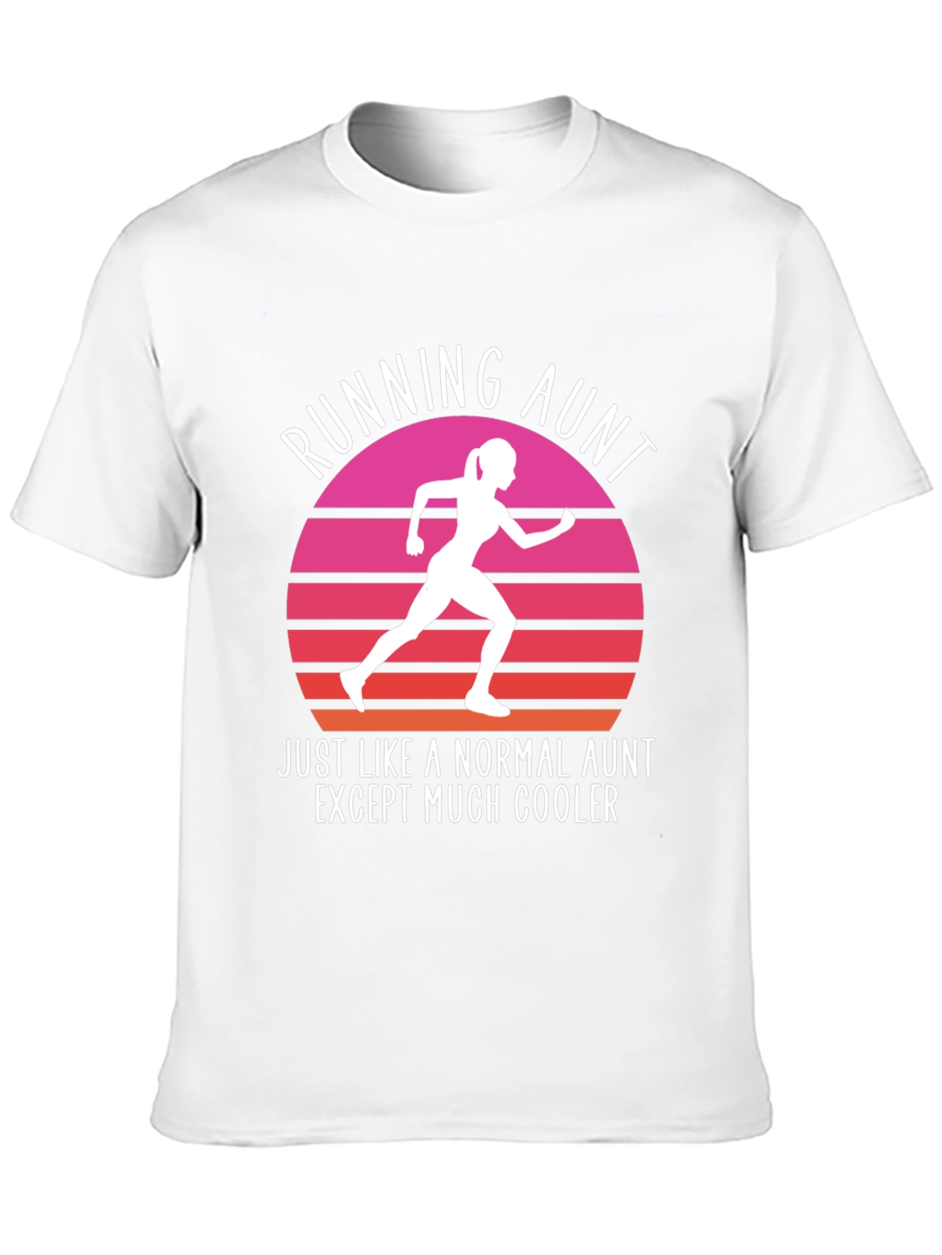 Running Aunt T-Shirt - Cool Aunt Gift