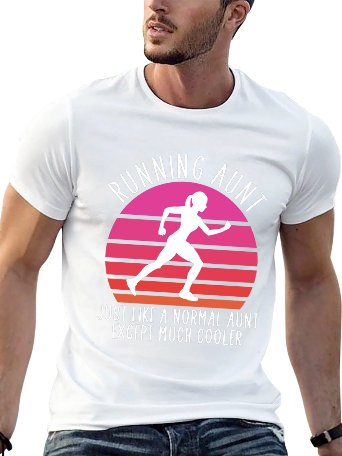 Running Aunt T-Shirt - Cool Aunt Gift