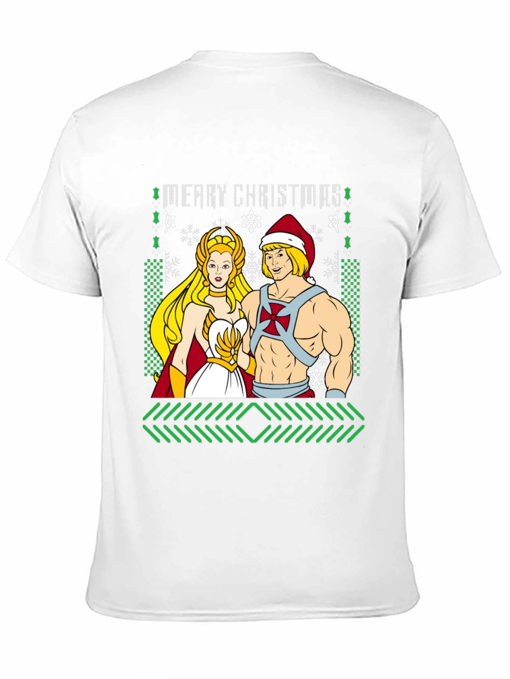 He-Man & She-Ra Merry Christmas Ugly Sweater T-Shirt