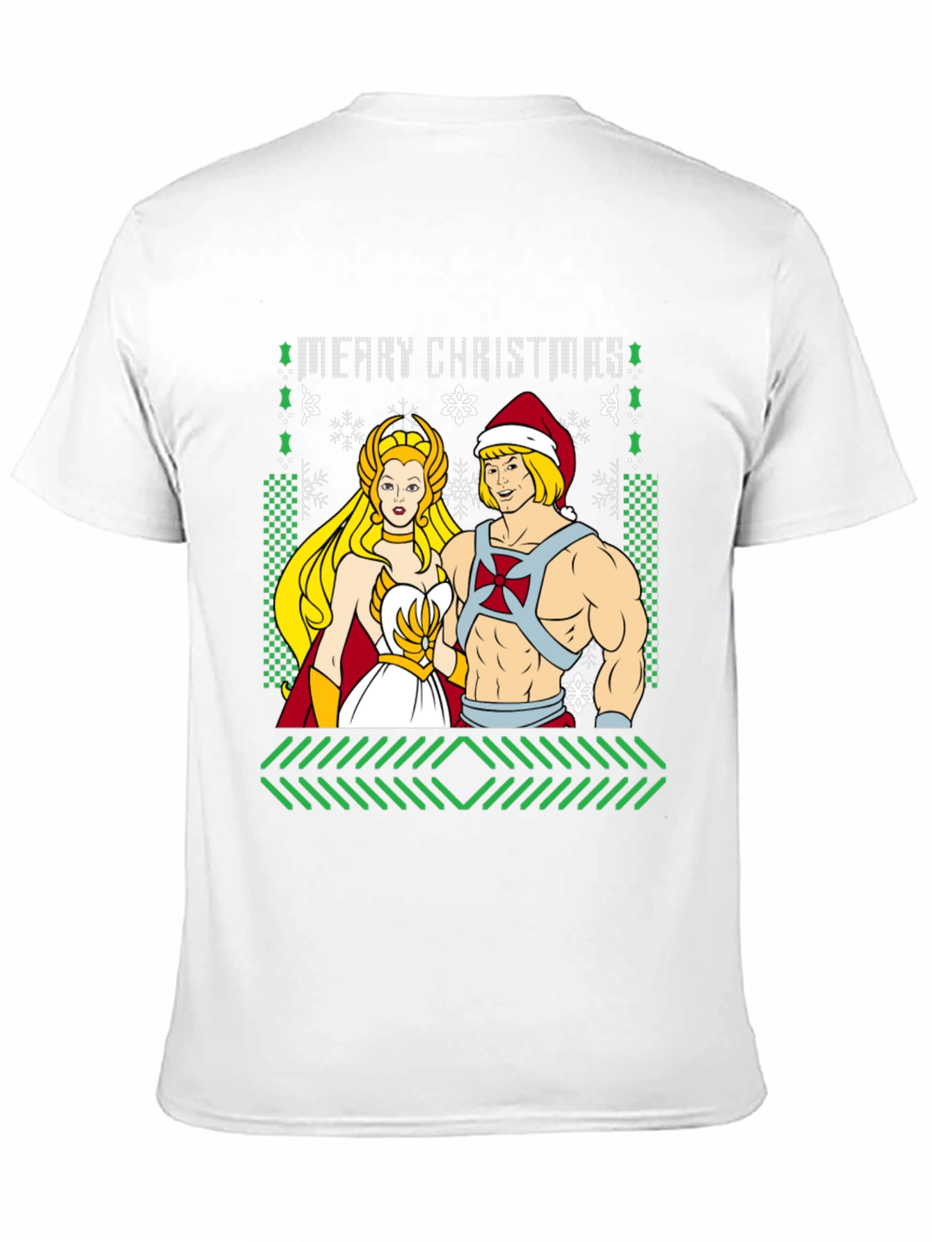 He-Man & She-Ra Merry Christmas Ugly Sweater T-Shirt