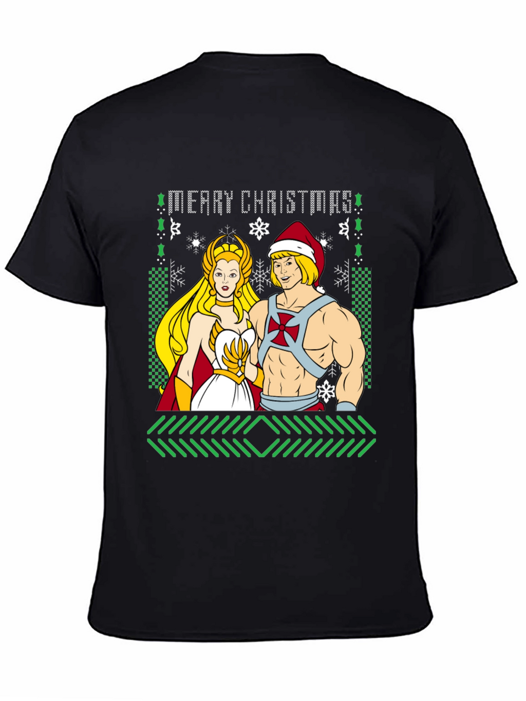 He-Man & She-Ra Merry Christmas Ugly Sweater T-Shirt