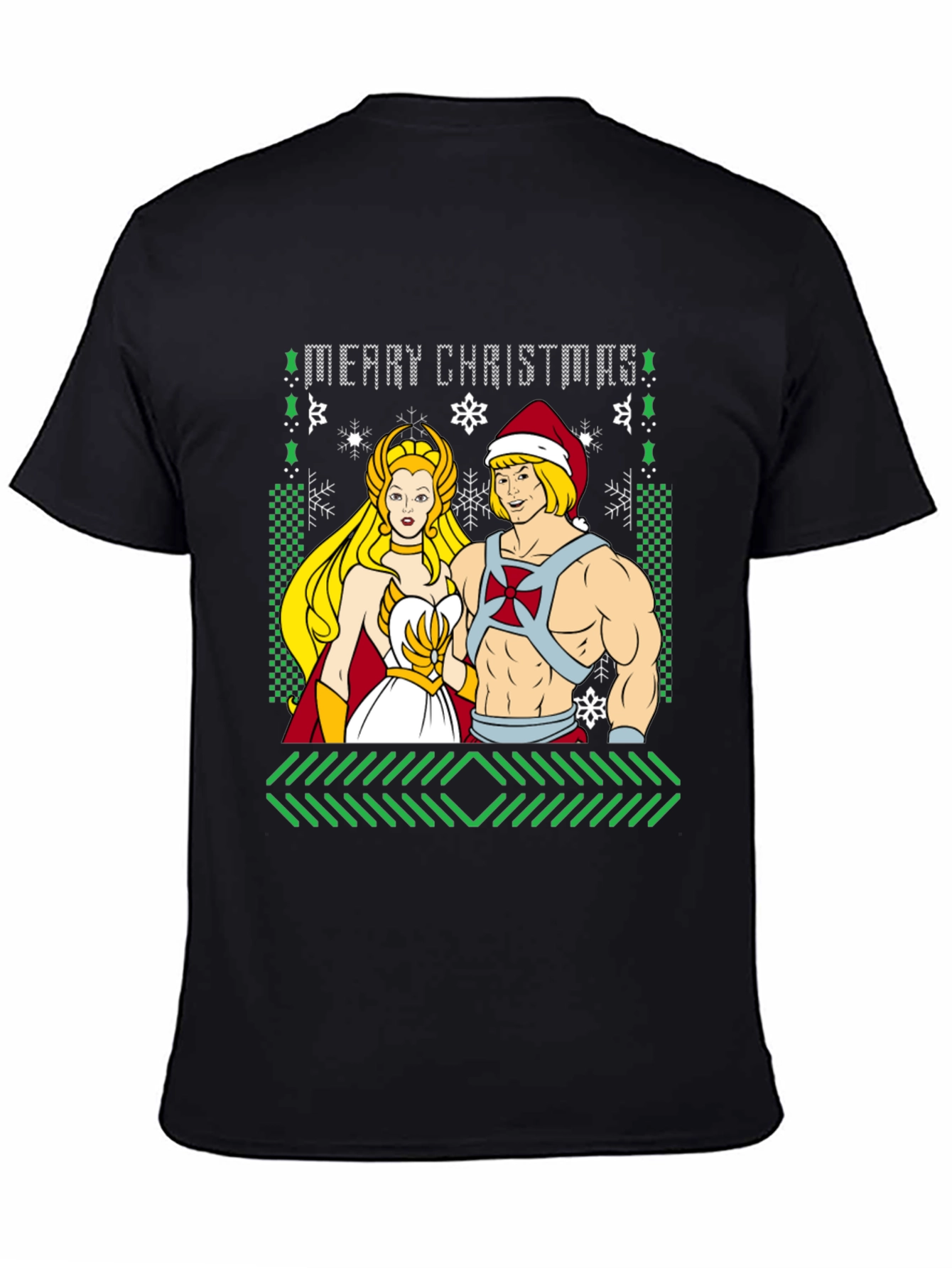 He-Man & She-Ra Merry Christmas Ugly Sweater T-Shirt