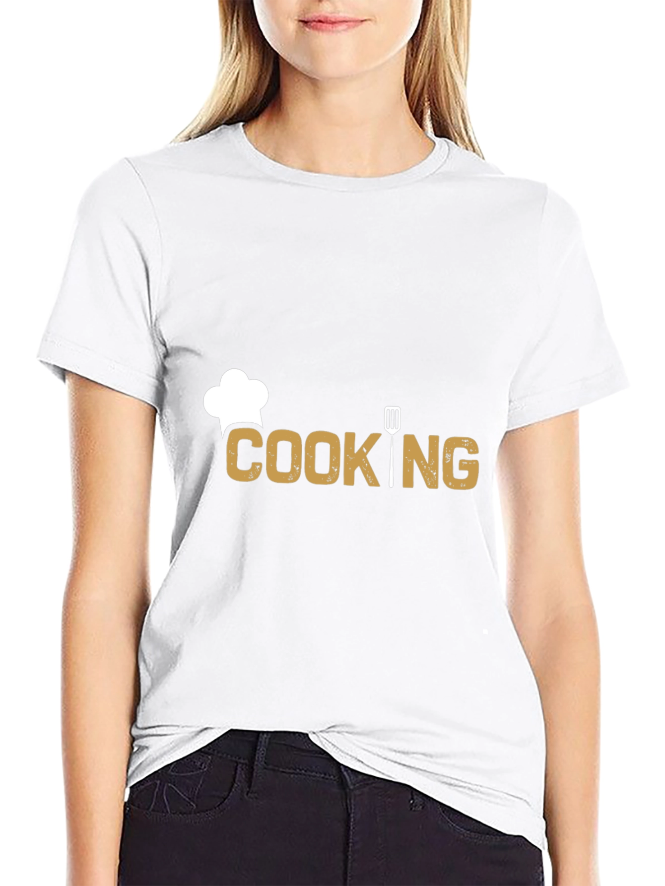 Cooking Graphic T-Shirt - Chefs Hat Spatula Design