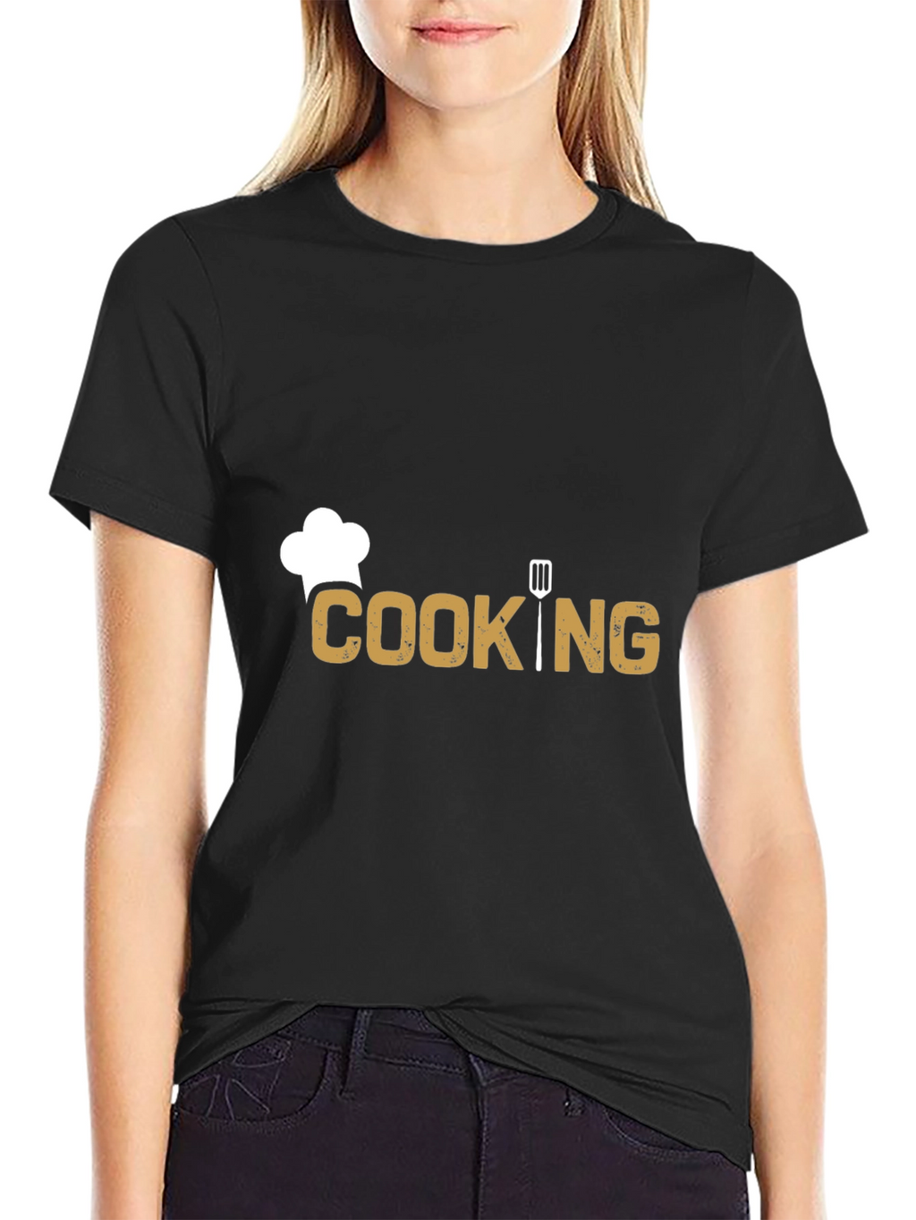 Cooking Graphic T-Shirt - Chefs Hat Spatula Design