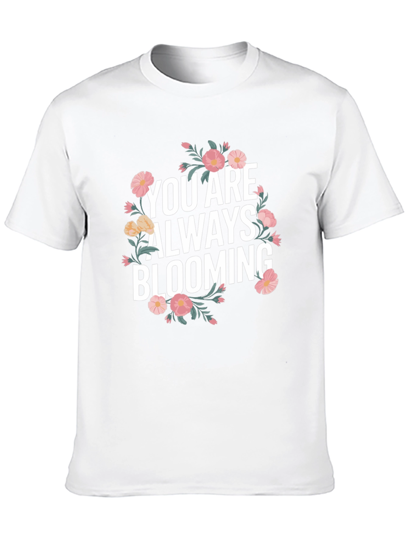 Floral Bloom Graphic Tee - Always Blooming T-Shirt