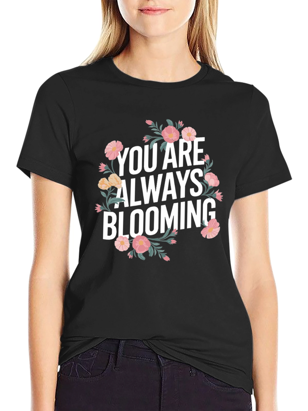 Floral Bloom Graphic Tee - Always Blooming T-Shirt