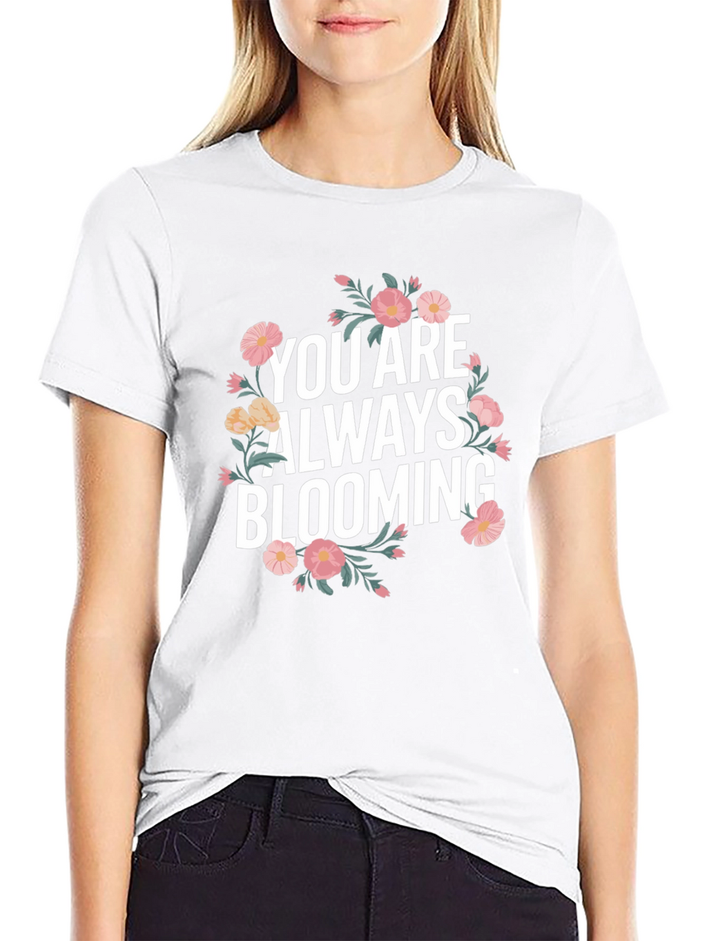 Floral Bloom Graphic Tee - Always Blooming T-Shirt