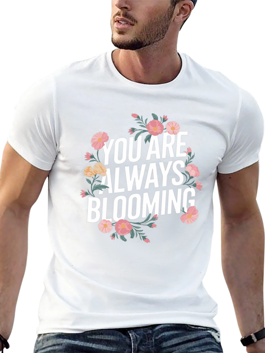Floral Bloom Graphic Tee - Always Blooming T-Shirt