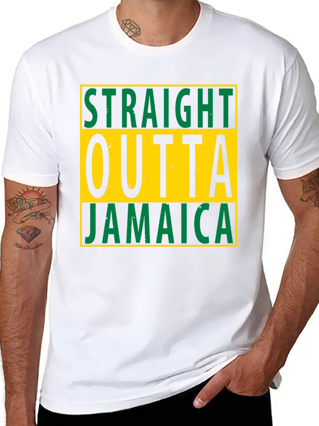 Straight Outta Jamaica Graphic Tee