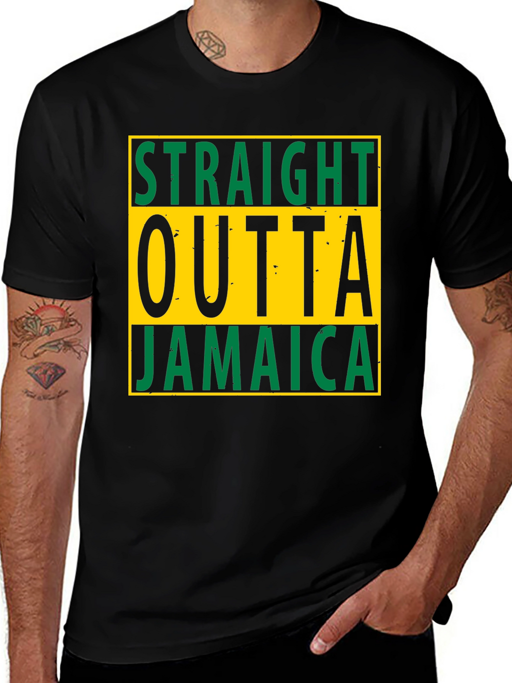 Straight Outta Jamaica Graphic Tee