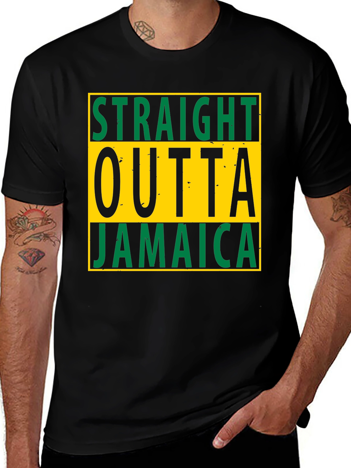 Straight Outta Jamaica Graphic Tee