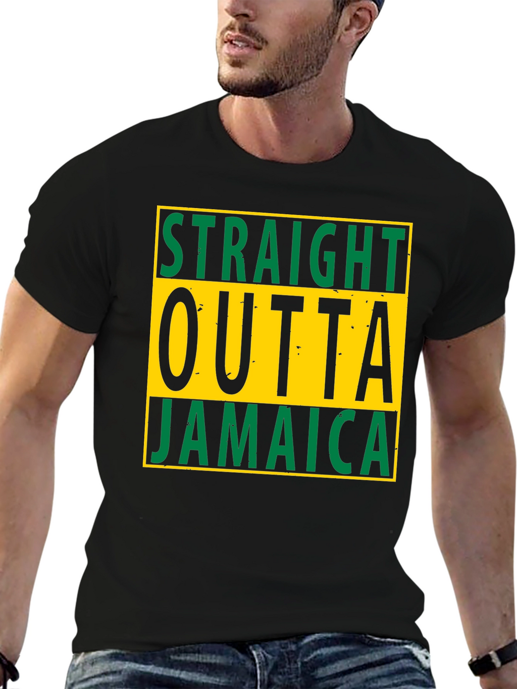 Straight Outta Jamaica Graphic Tee