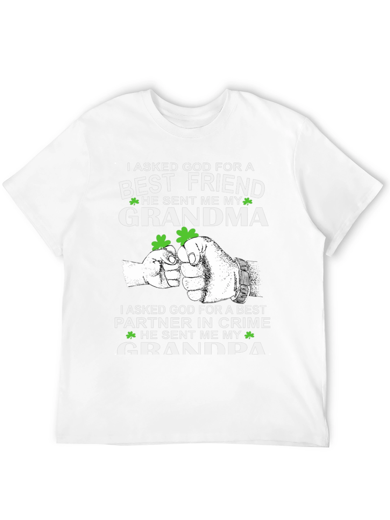Grandma Grandpa Best Friend T-Shirt