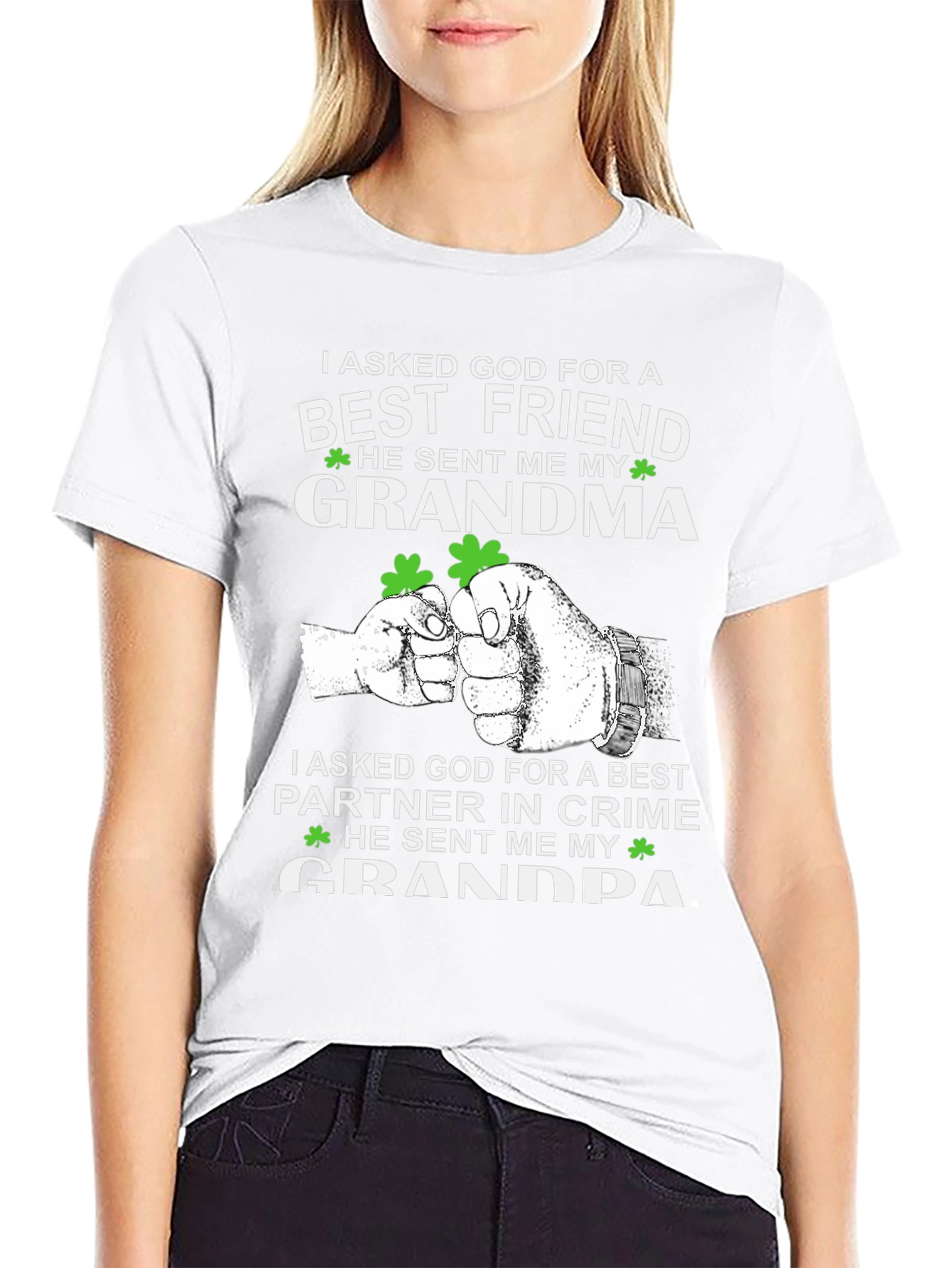 Grandma Grandpa Best Friend T-Shirt