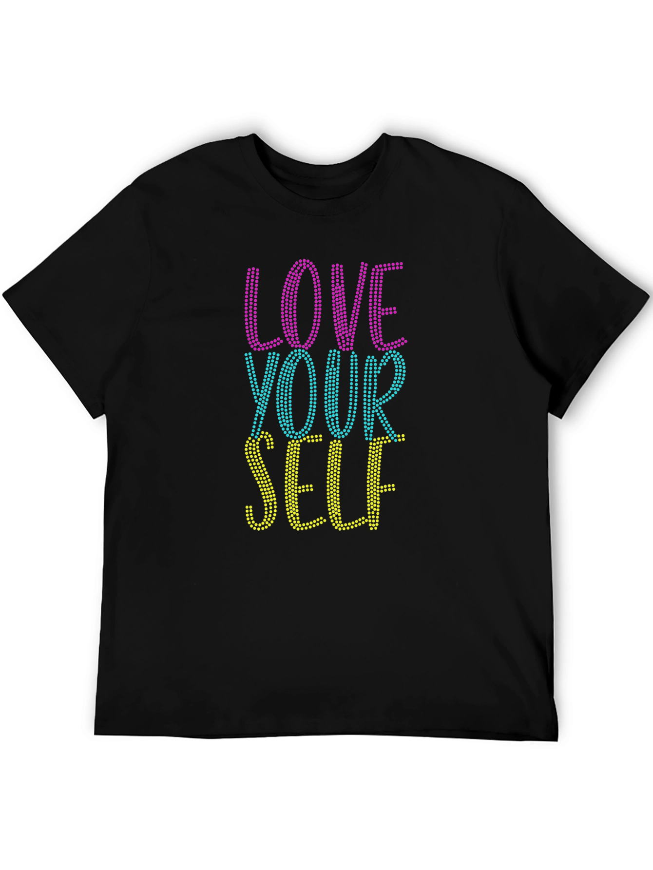Love Yourself Graphic T-Shirt - Black
