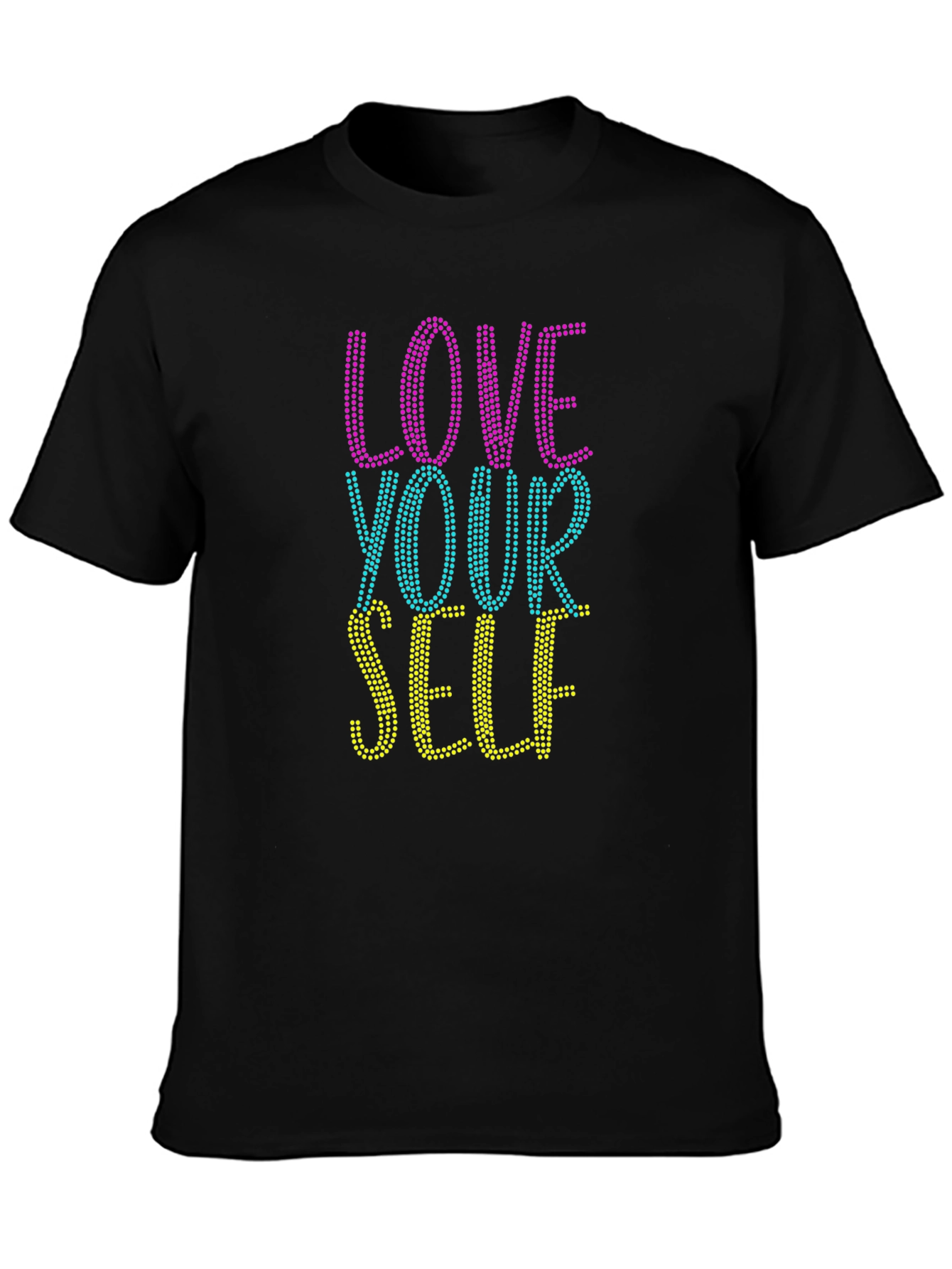 Love Yourself Graphic T-Shirt - Black