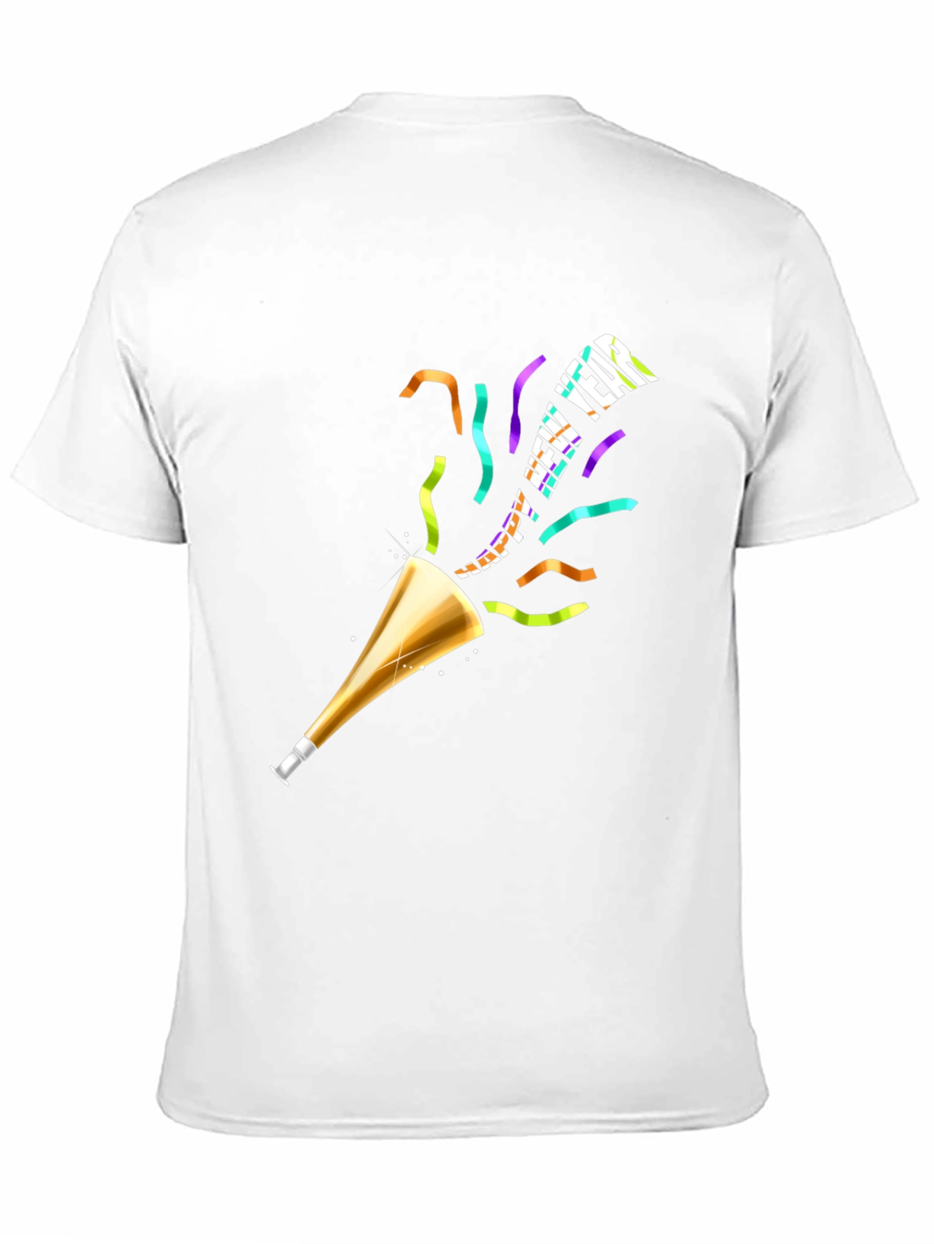 Happy New Year T-Shirt Black Holiday Tee