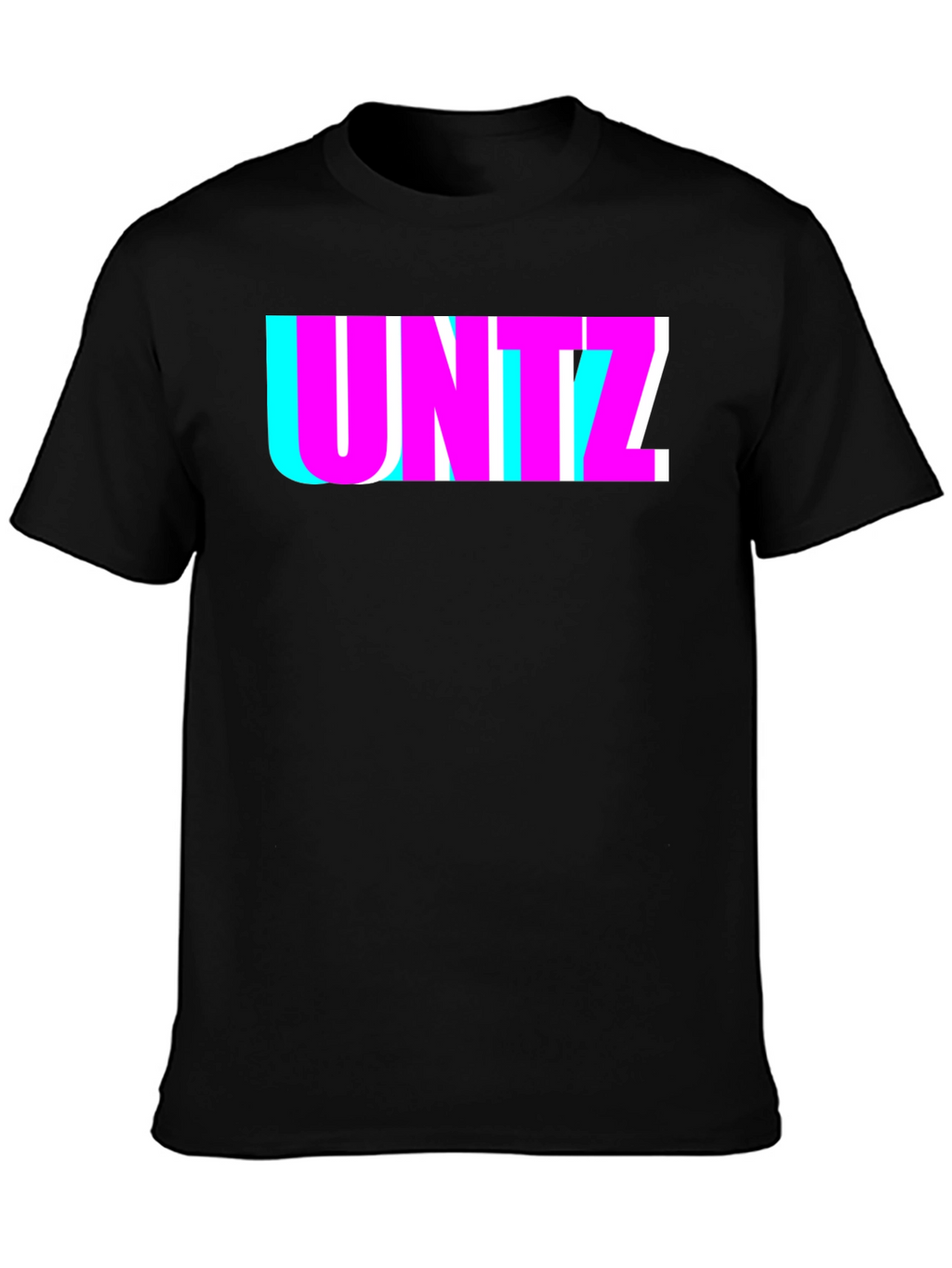 UNTZ T-Shirt - Black with Bold Graphic Design