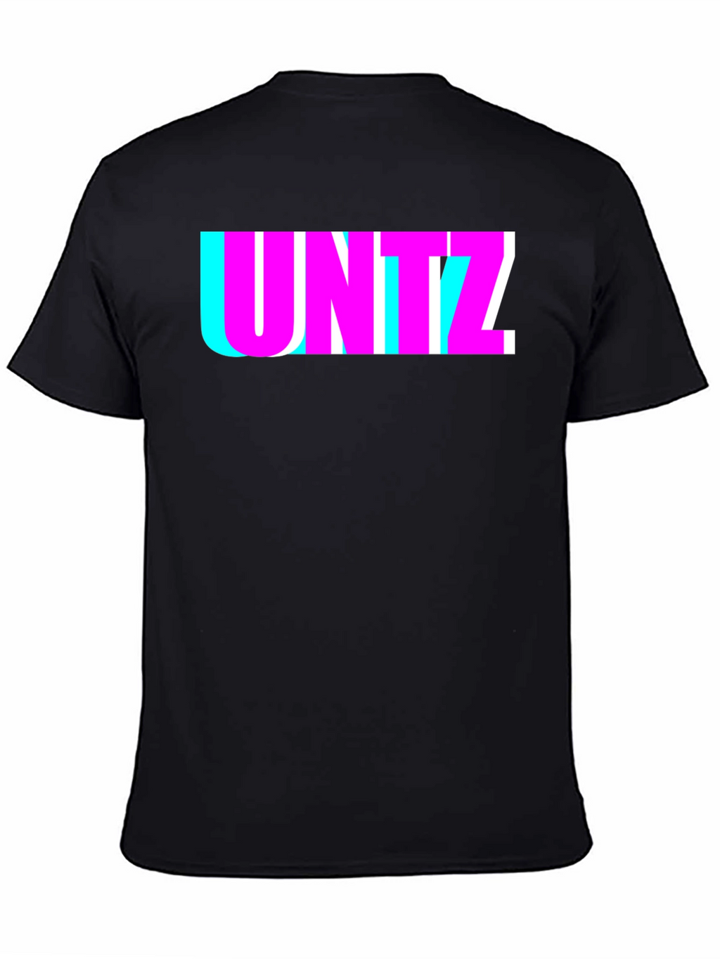 UNTZ T-Shirt - Black with Bold Graphic Design