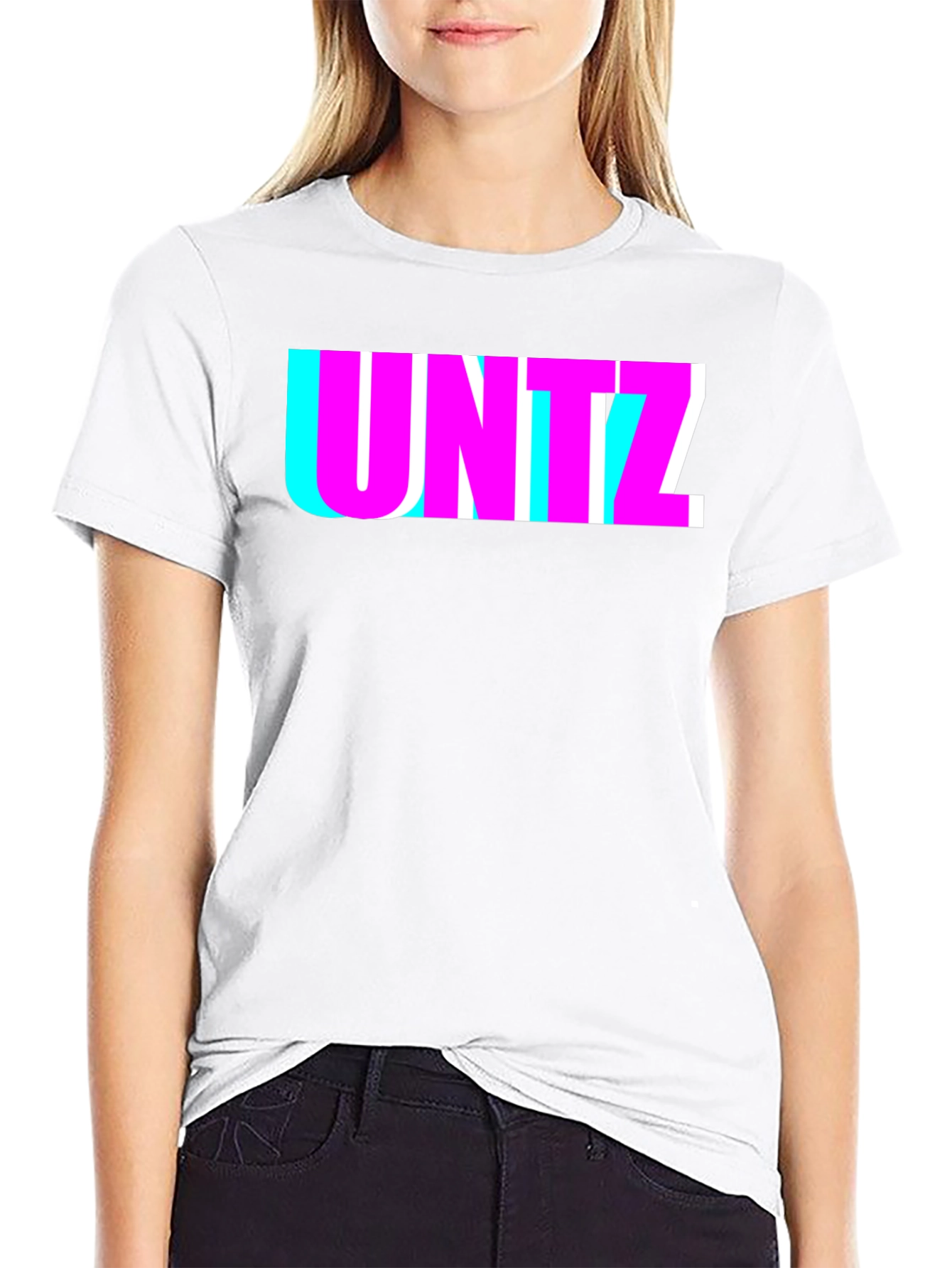 UNTZ T-Shirt - Black with Bold Graphic Design