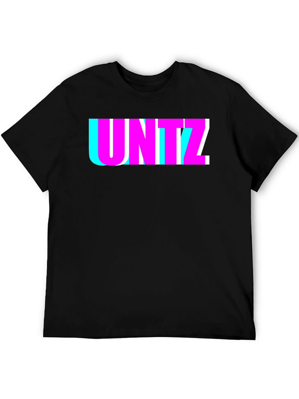 UNTZ T-Shirt - Black with Bold Graphic Design