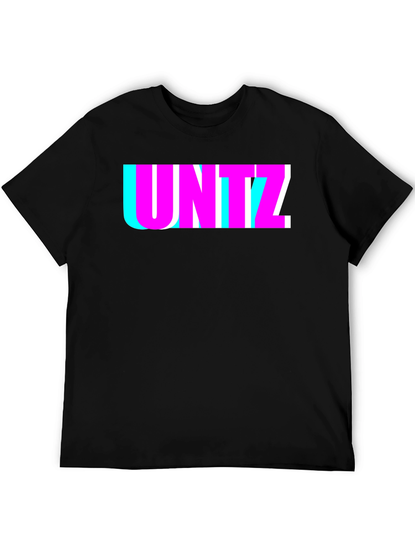 UNTZ T-Shirt - Black with Bold Graphic Design