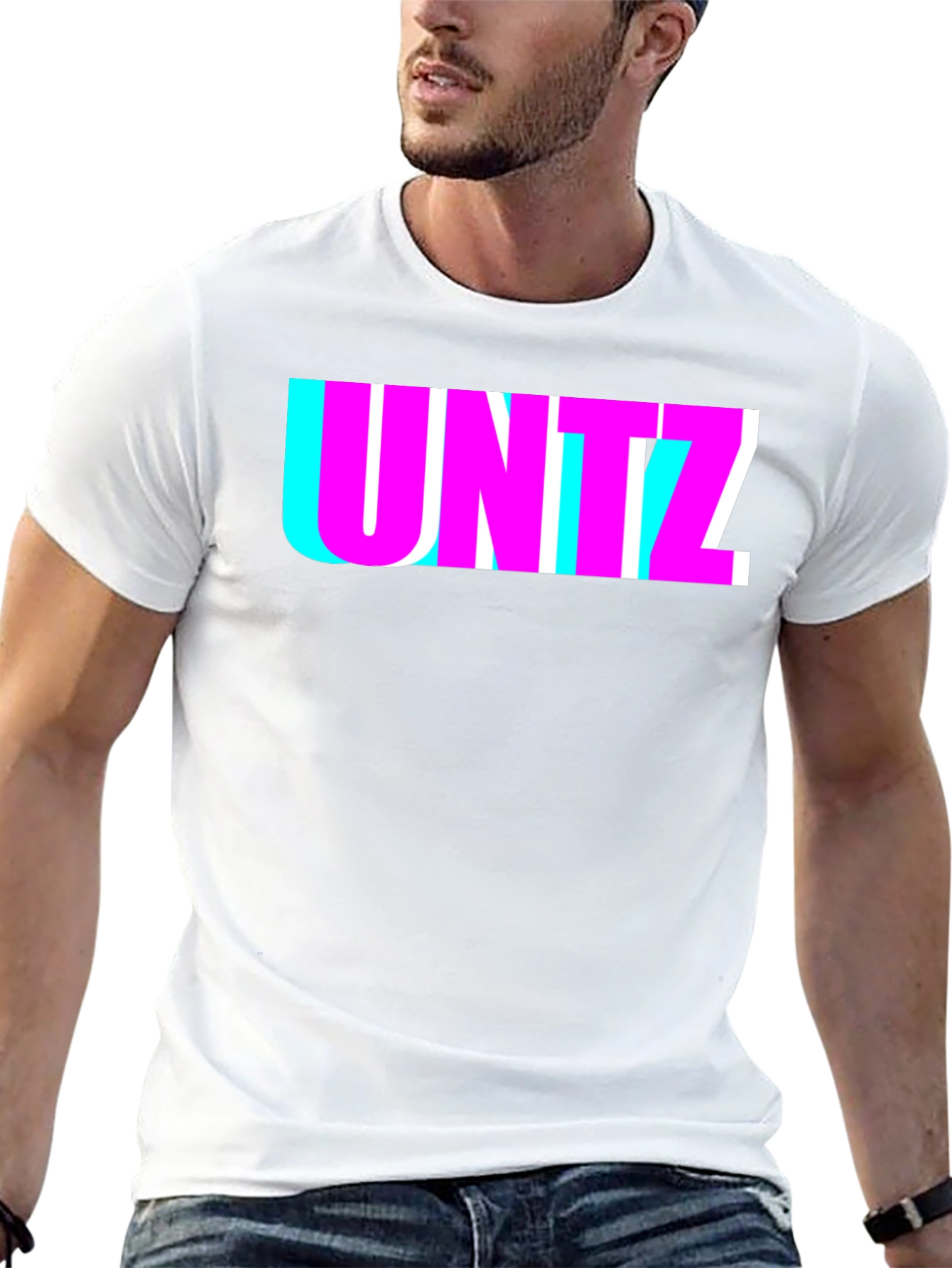 UNTZ T-Shirt - Black with Bold Graphic Design