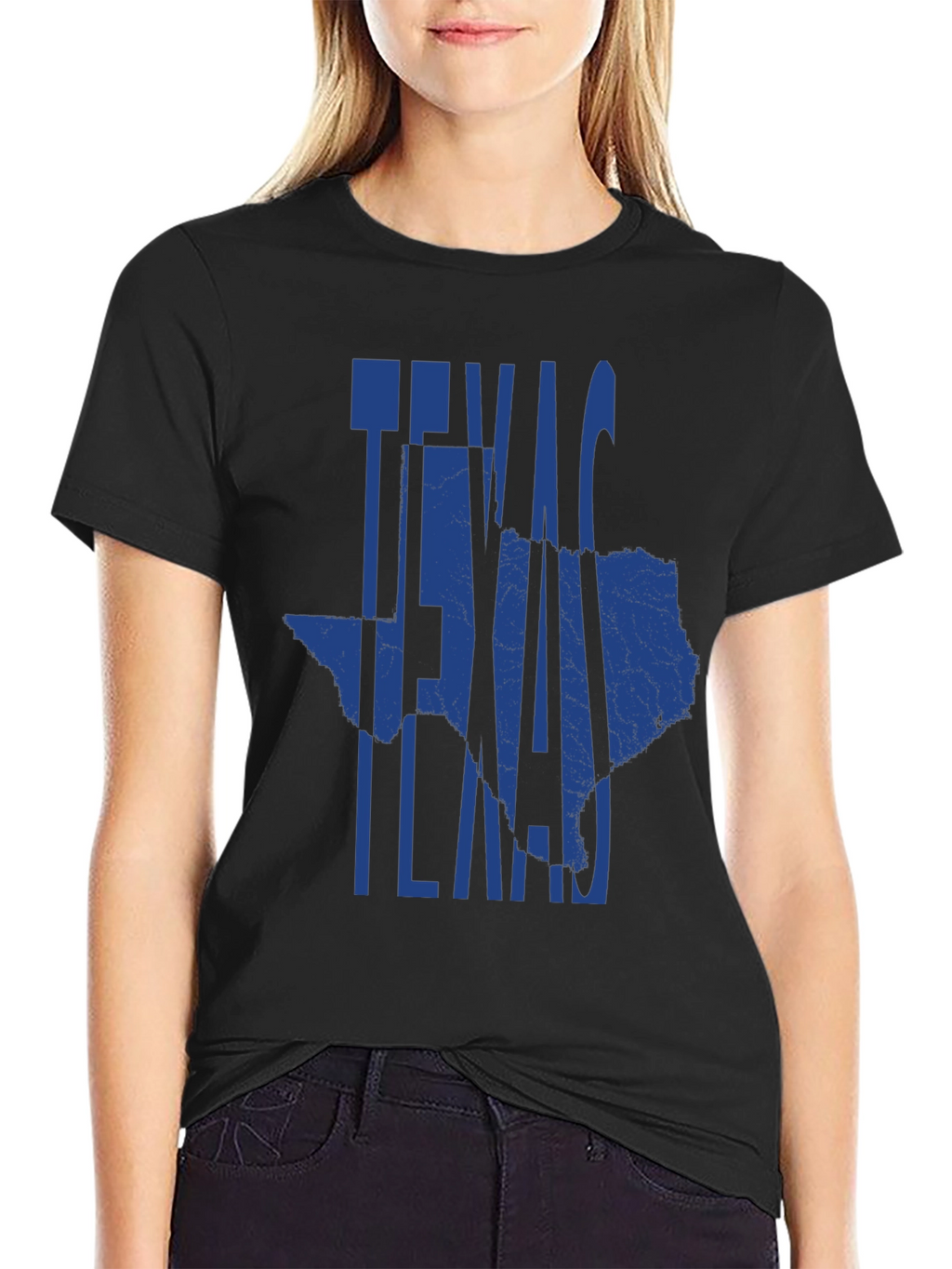 Texas State Map Graphic Tee