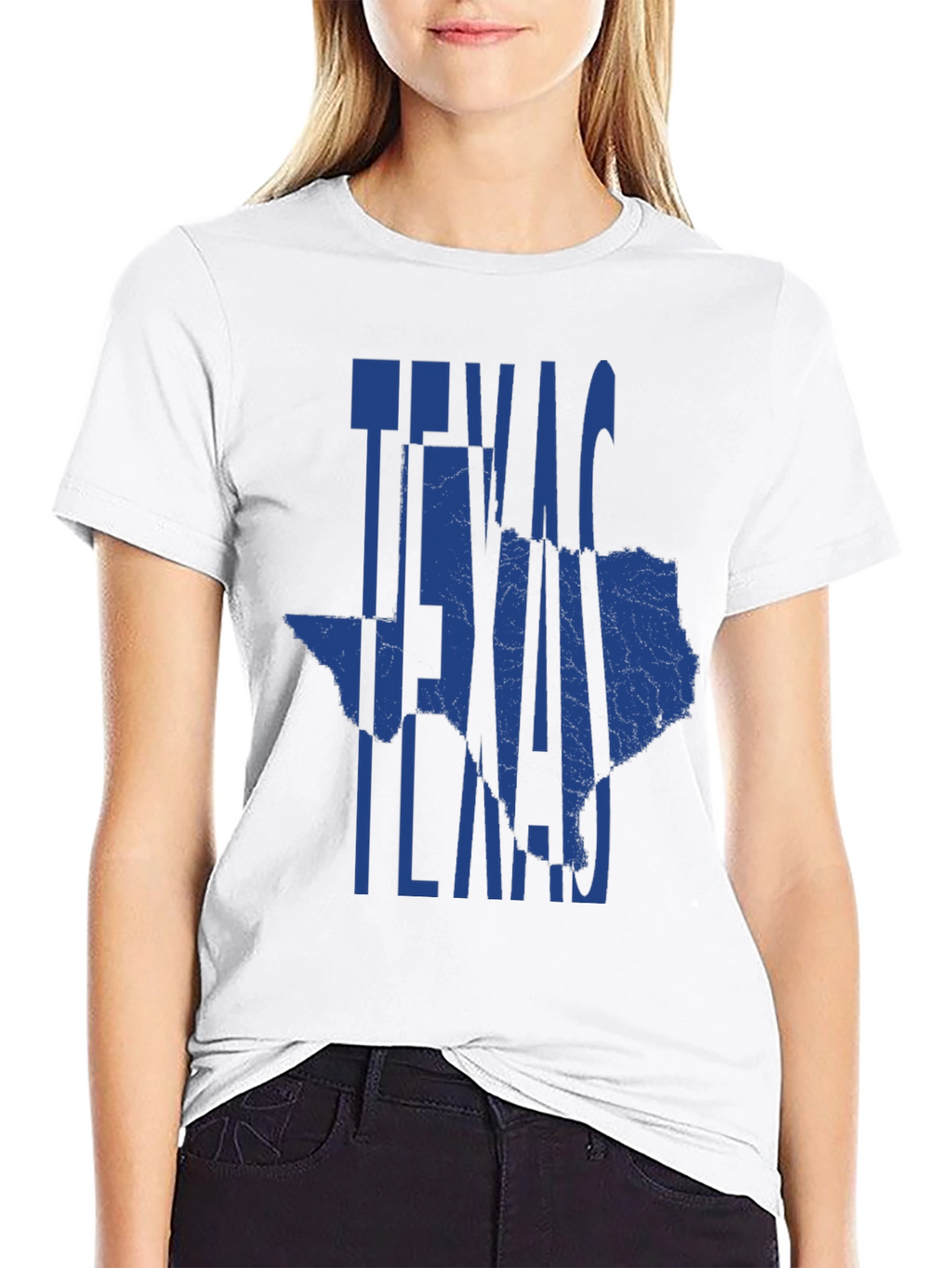 Texas State Map Graphic Tee