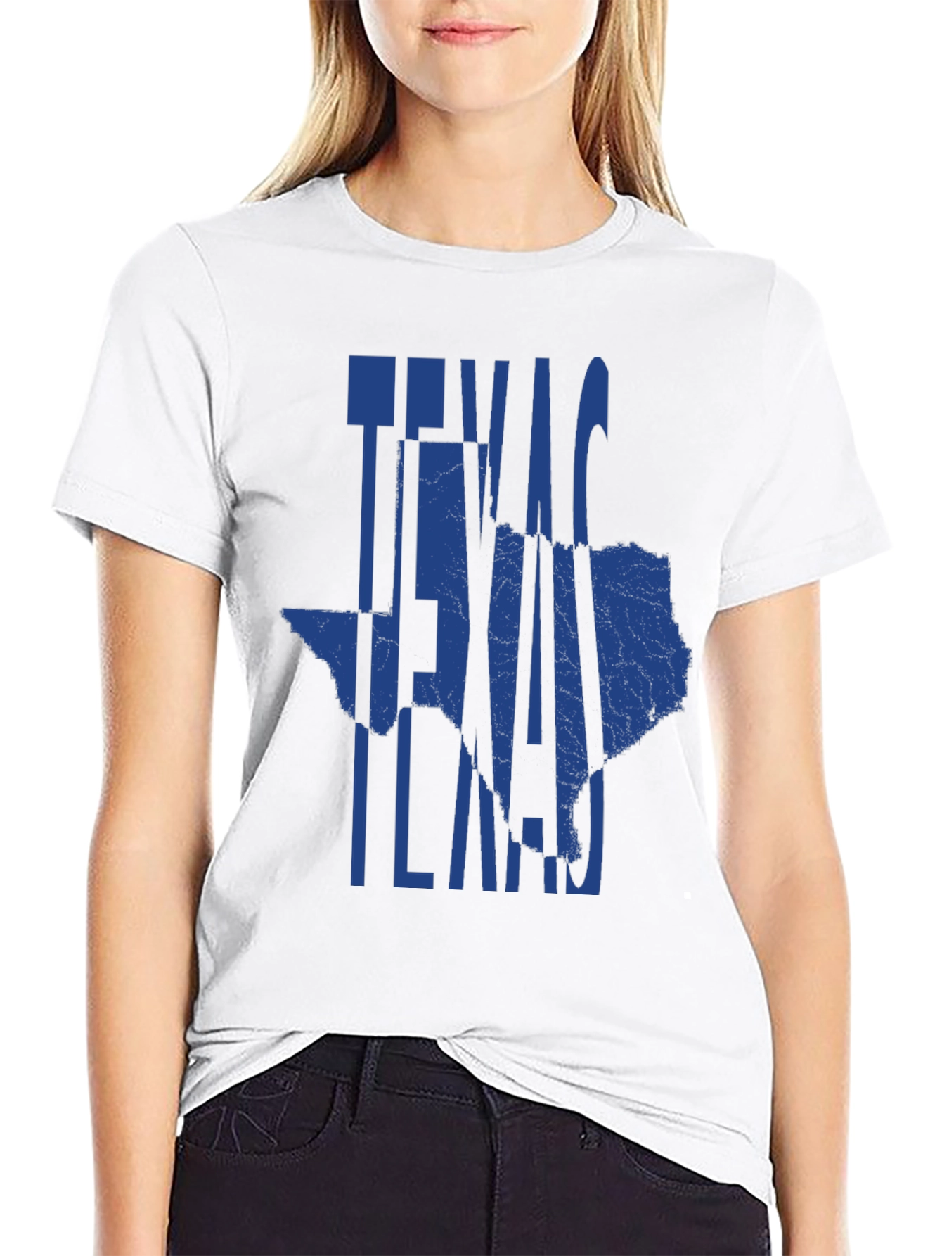 Texas State Map Graphic Tee