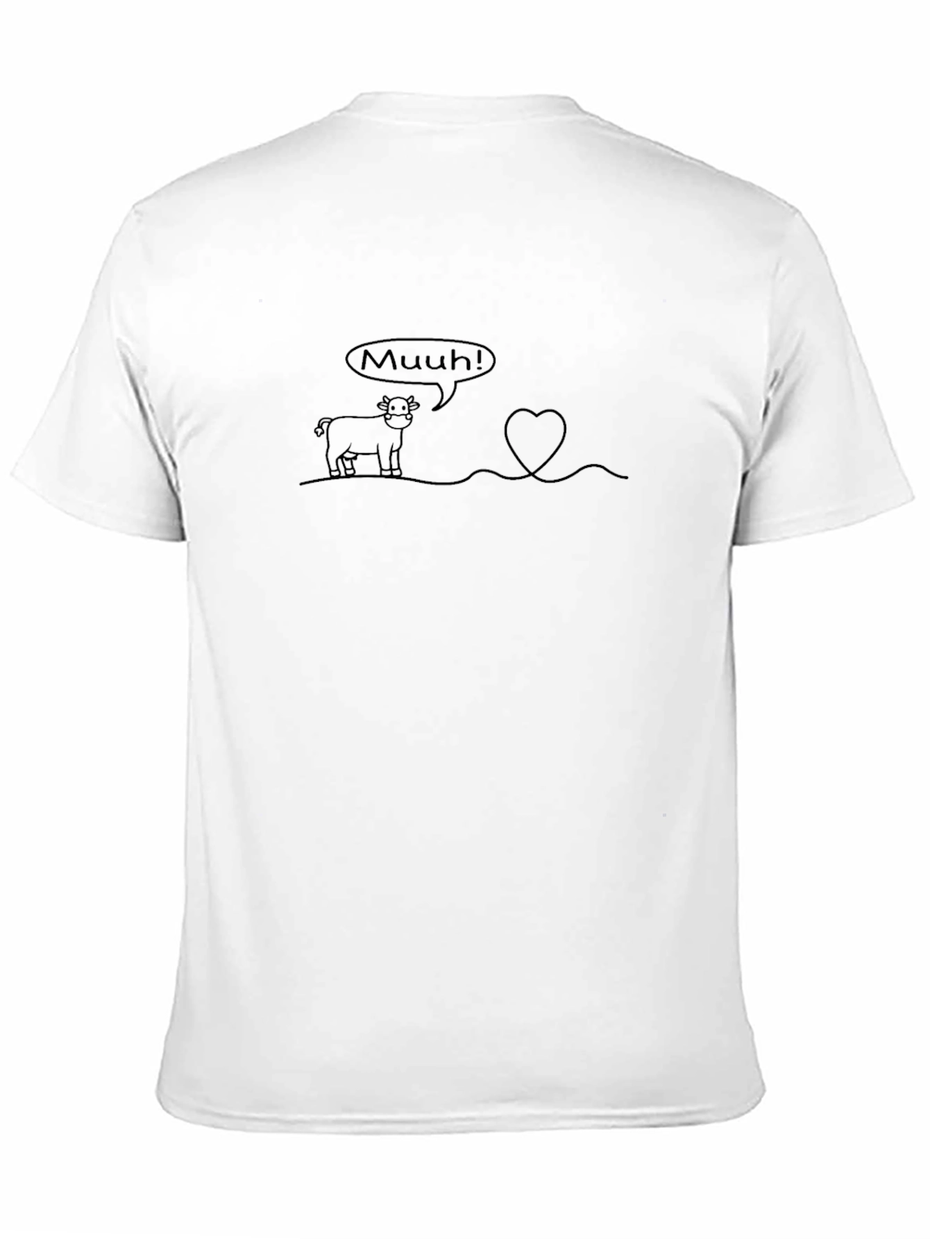 Muuh! Cow Love Heart T-Shirt