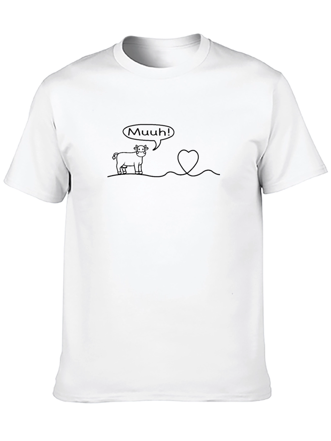 Muuh! Cow Love Heart T-Shirt