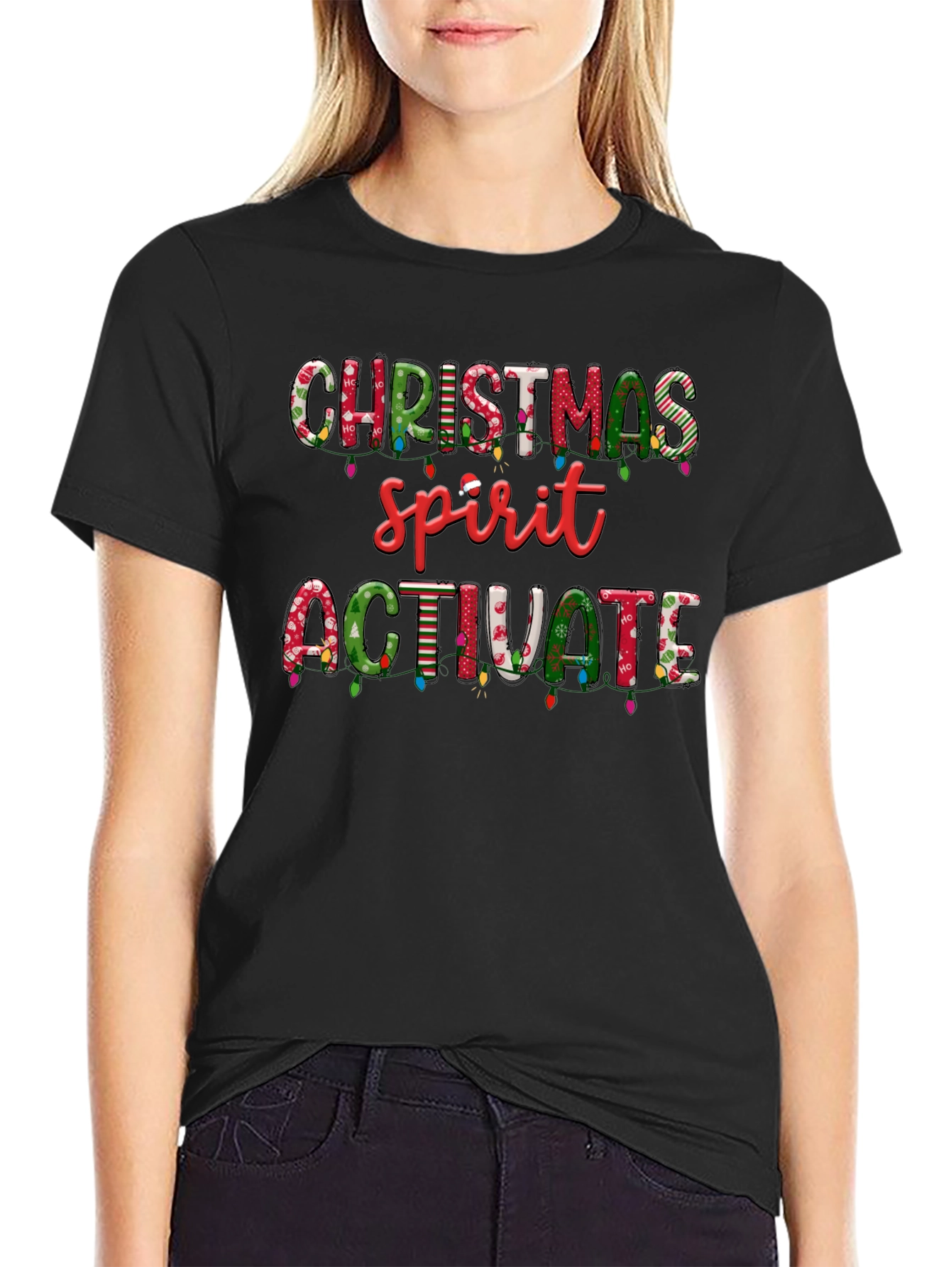 Christmas Spirit Activate Graphic Tee