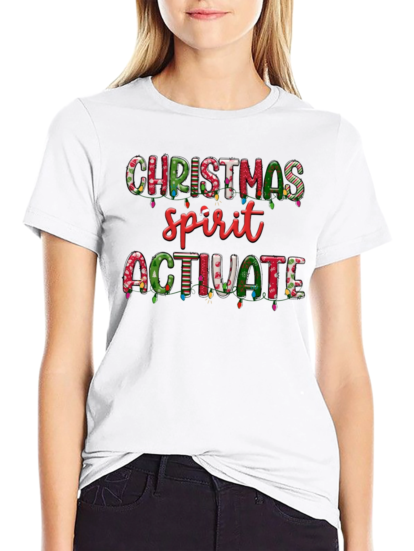 Christmas Spirit Activate Graphic Tee