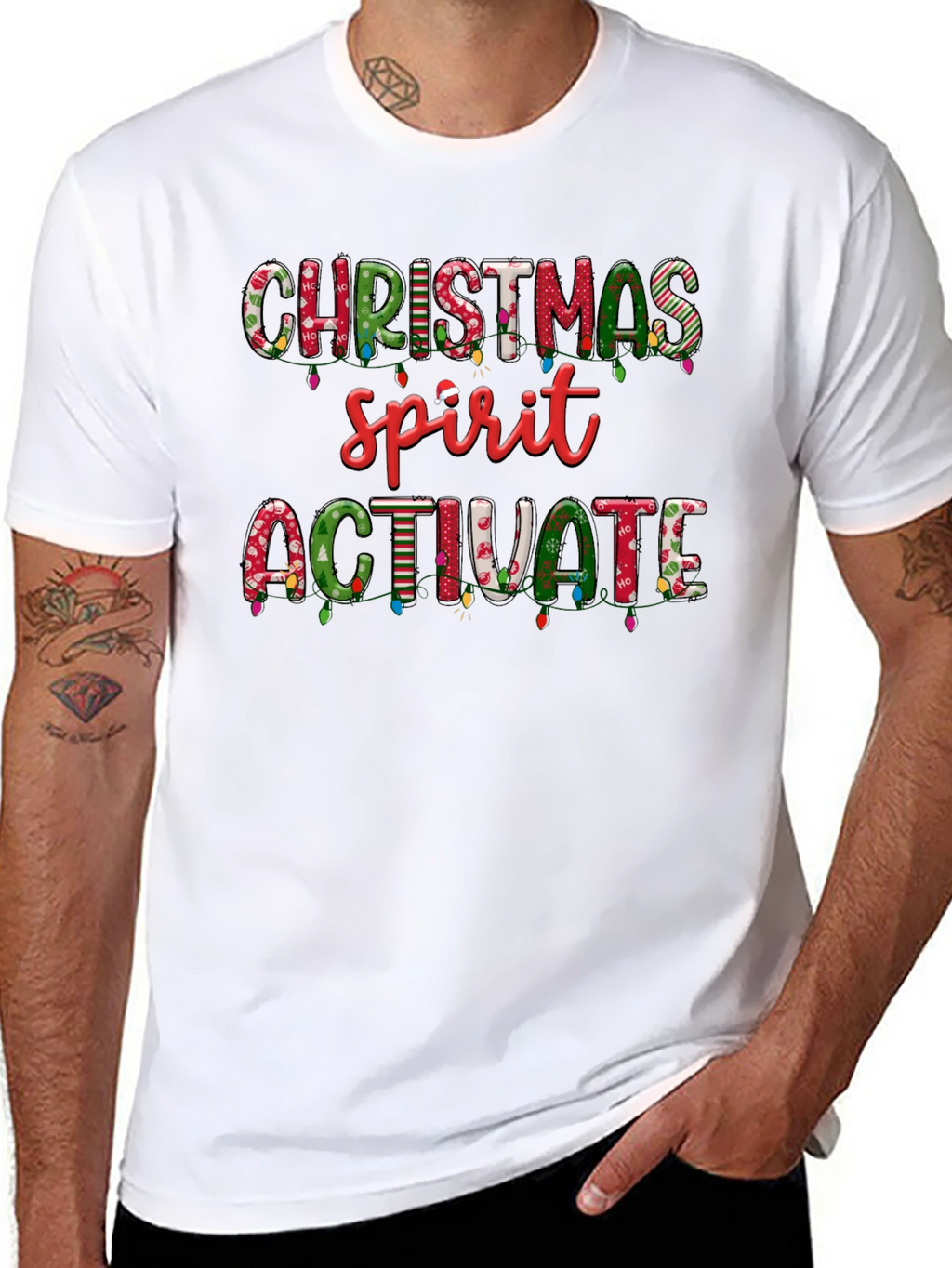 Christmas Spirit Activate Graphic Tee