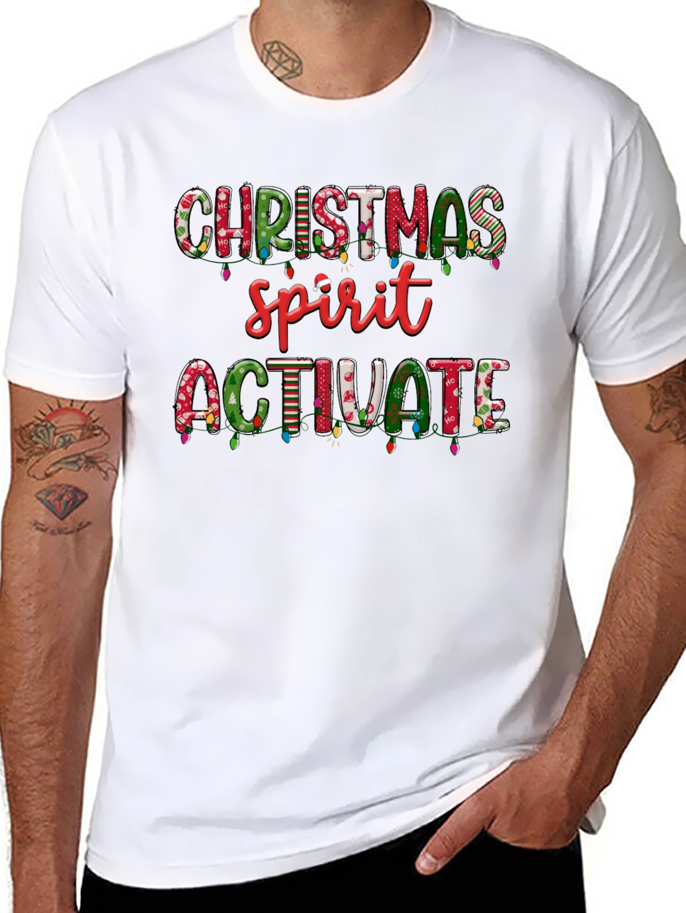 Christmas Spirit Activate Graphic Tee