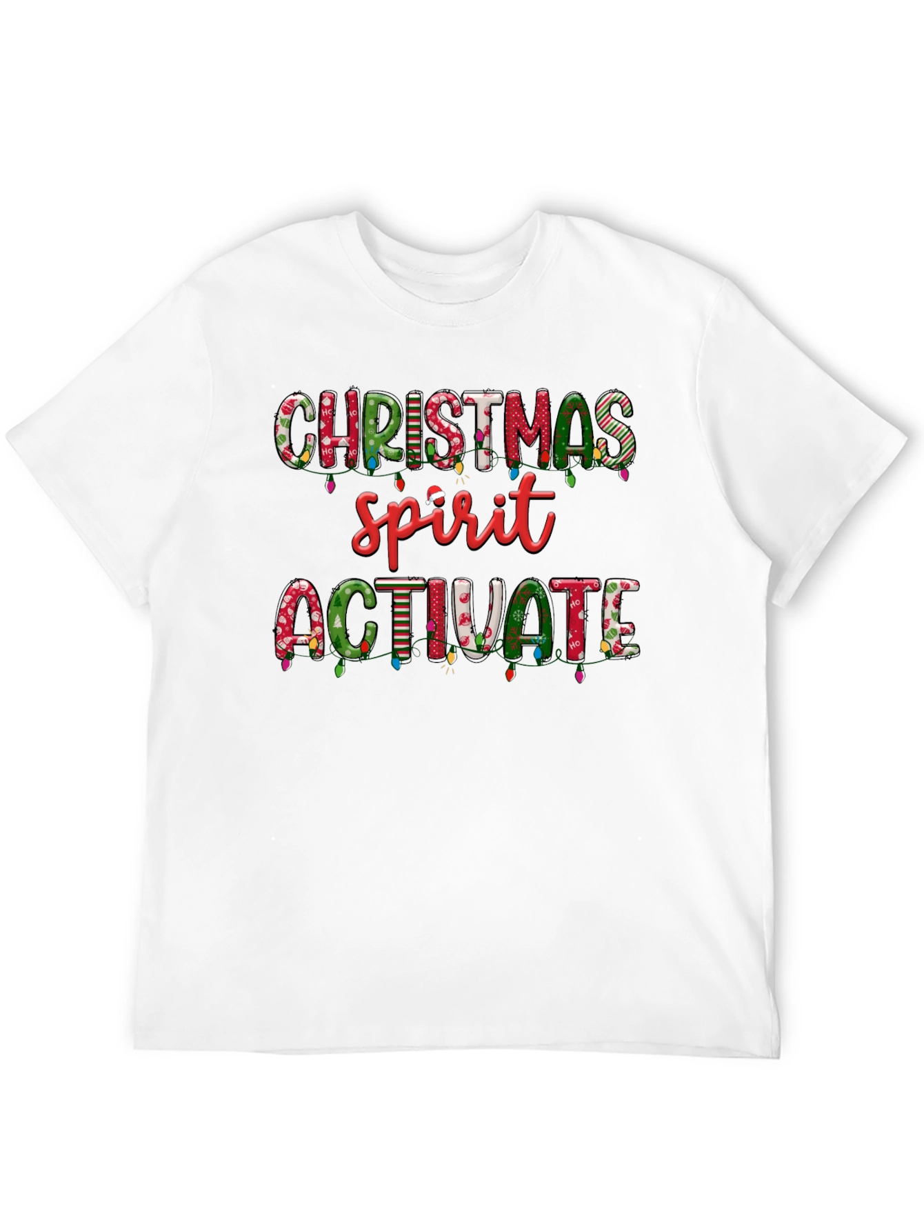 Christmas Spirit Activate Graphic Tee