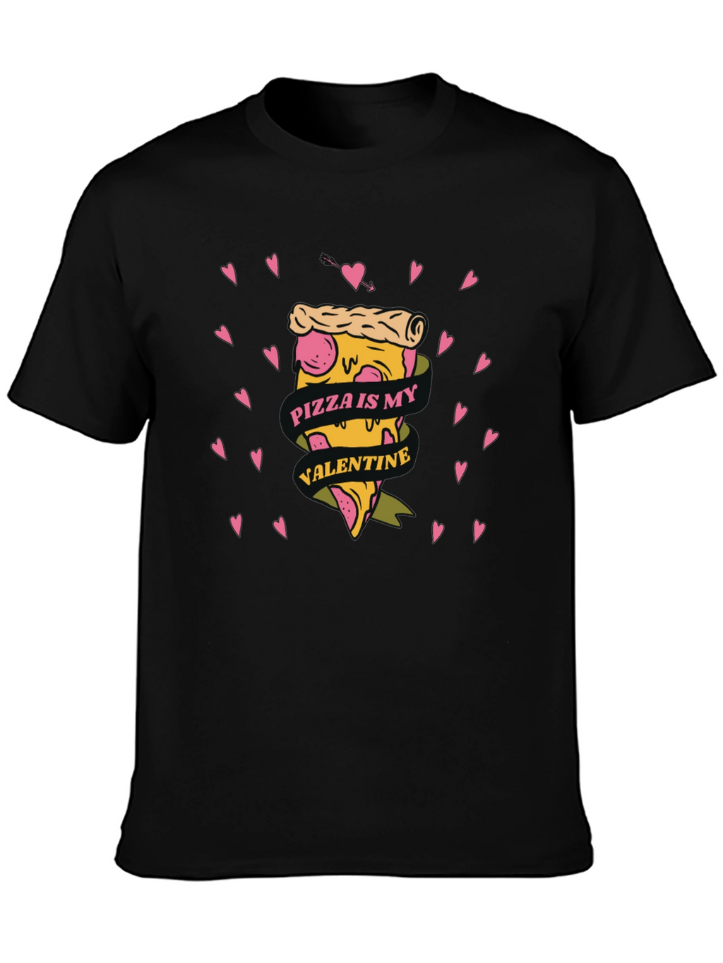 Pizza is My Valentine Graphic Tee