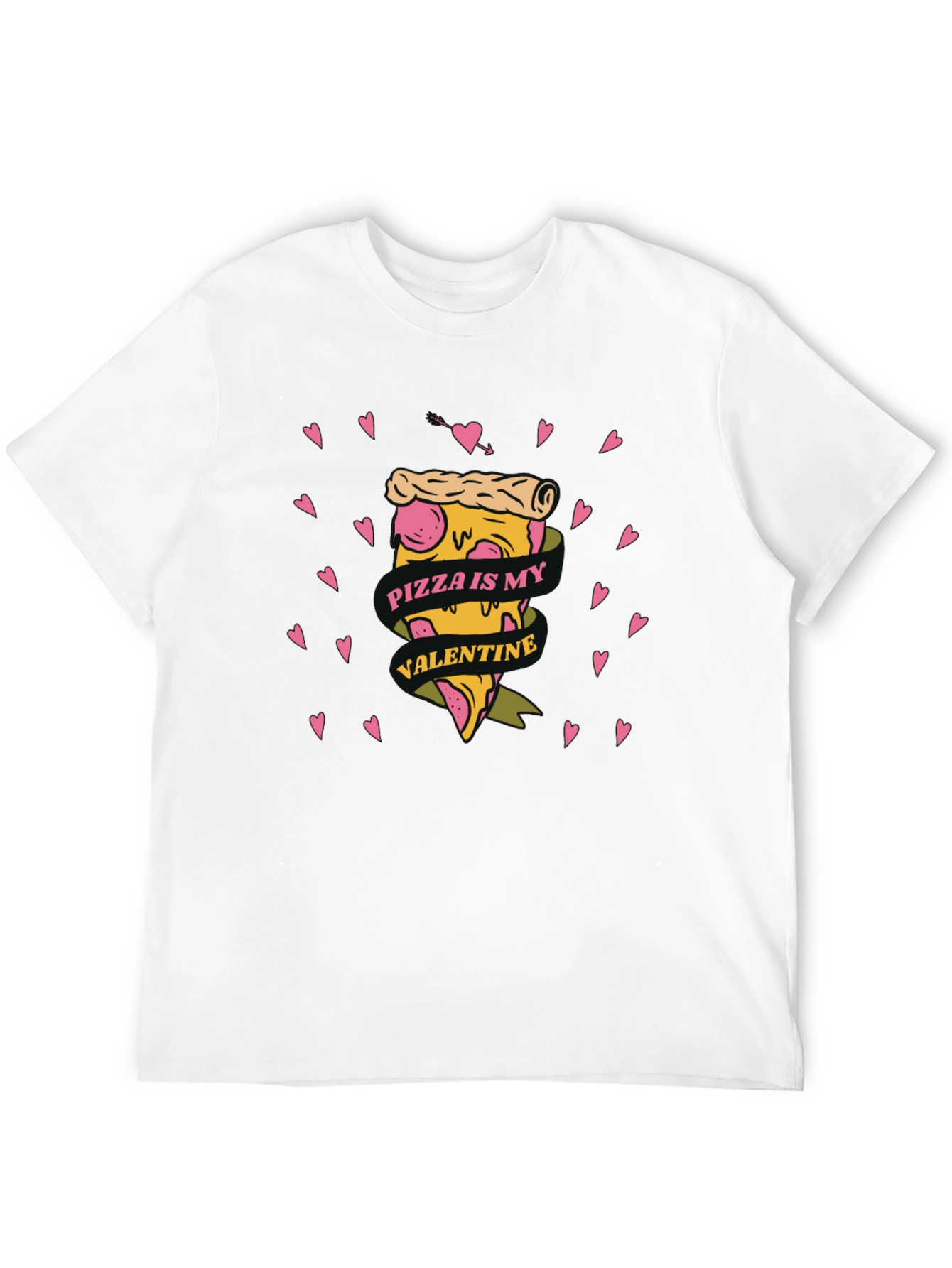 Pizza is My Valentine Graphic Tee