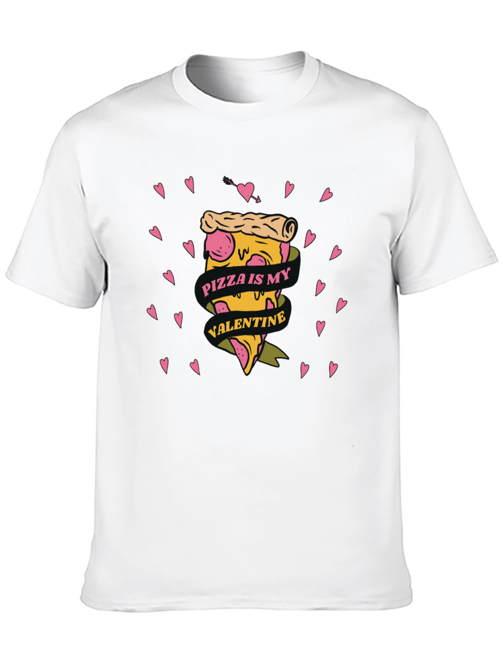 Pizza is My Valentine Graphic Tee