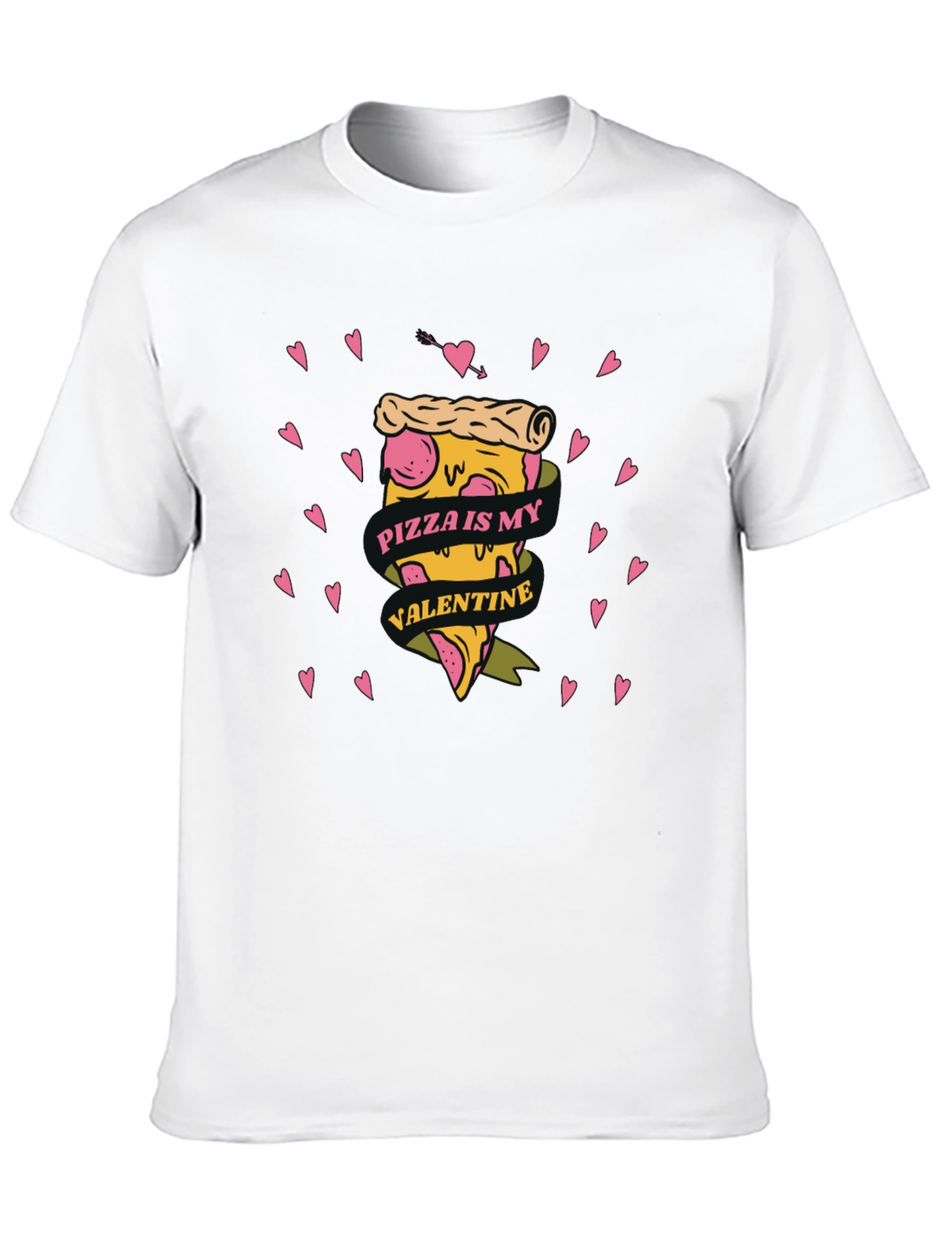 Pizza is My Valentine Graphic Tee