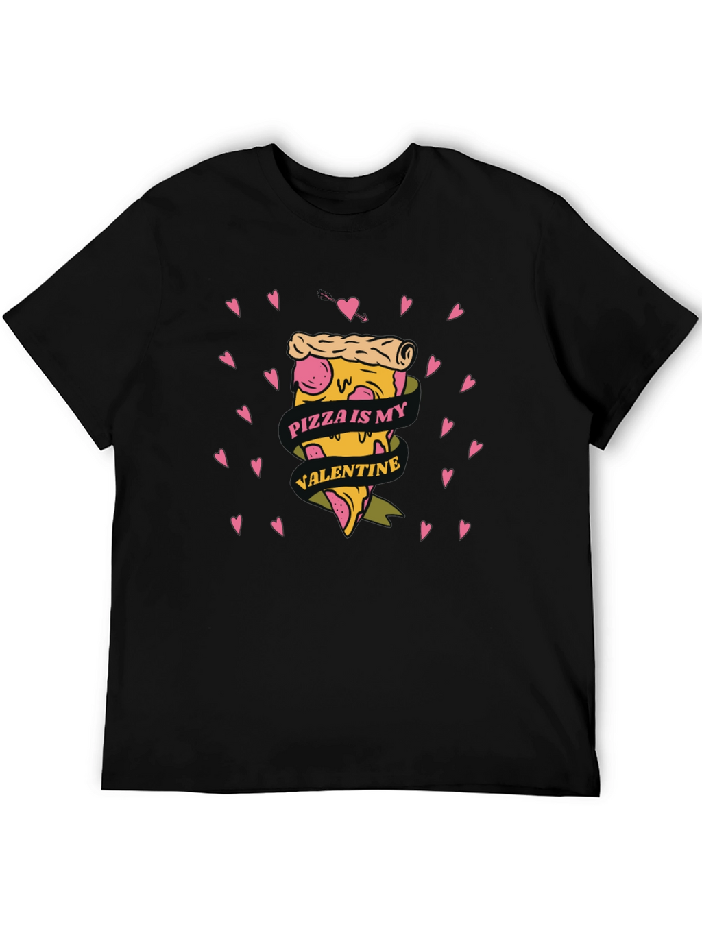 Pizza is My Valentine Graphic Tee
