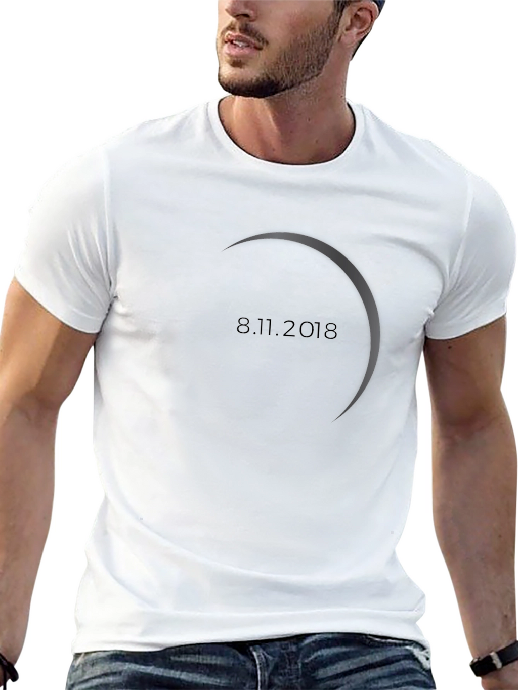 Lunar Eclipse 8.11.2018 Graphic Tee - Black