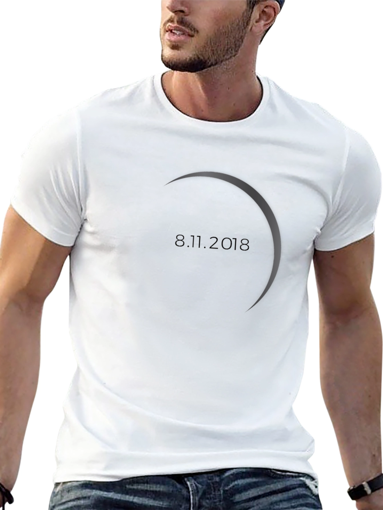 Lunar Eclipse 8.11.2018 Graphic Tee - Black