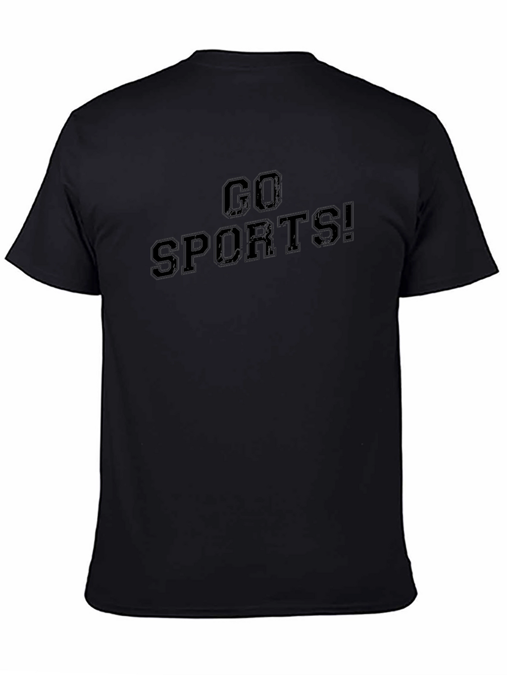 Go Sports! Black Graphic Tee