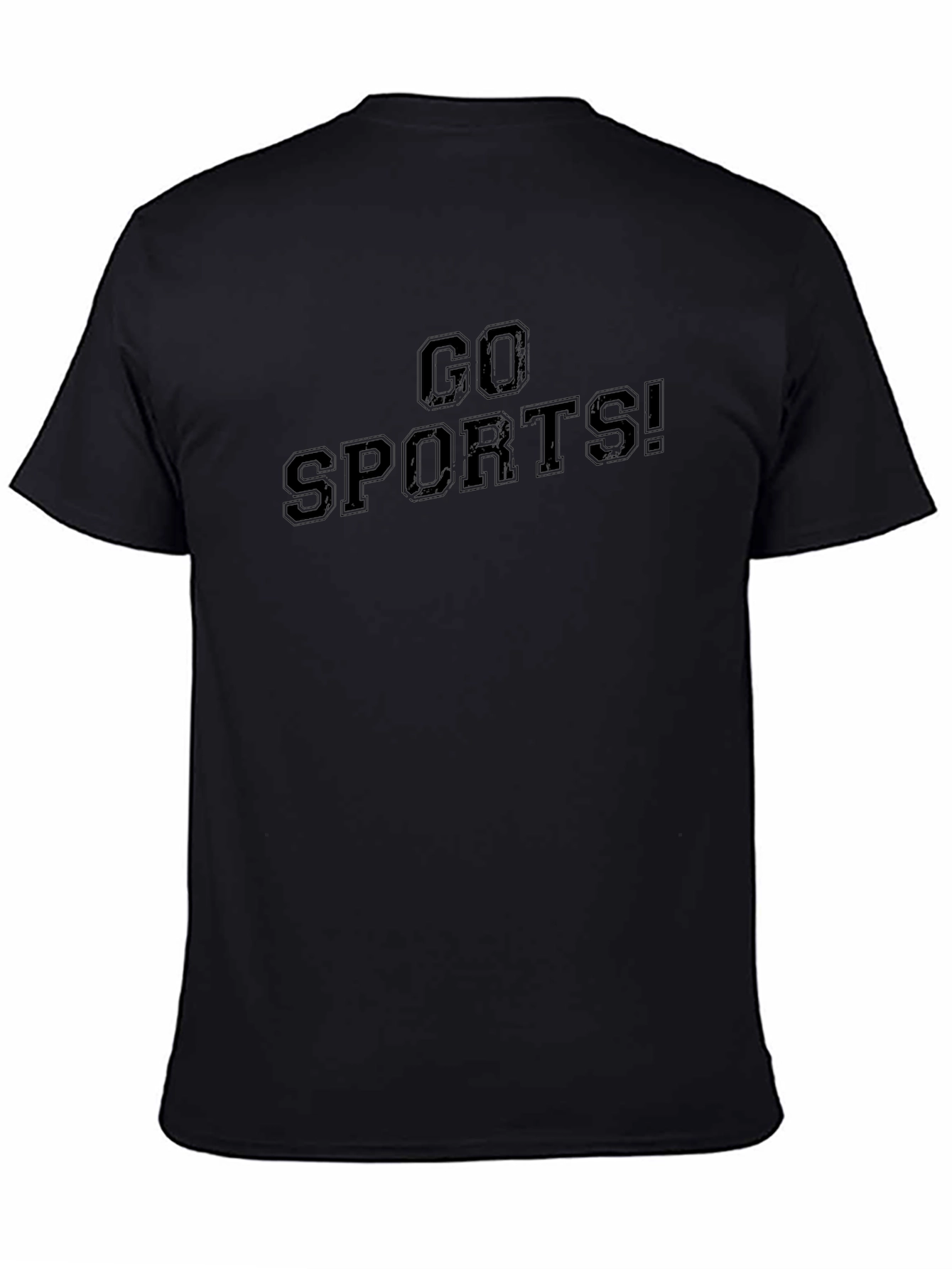 Go Sports! Black Graphic Tee