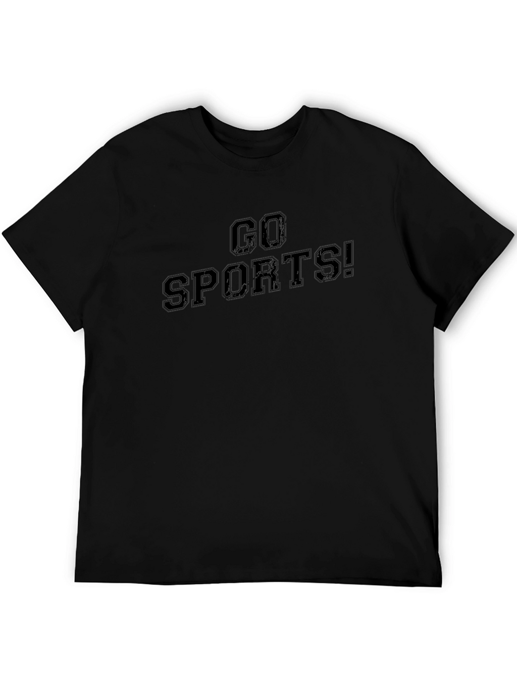 Go Sports! Black Graphic Tee