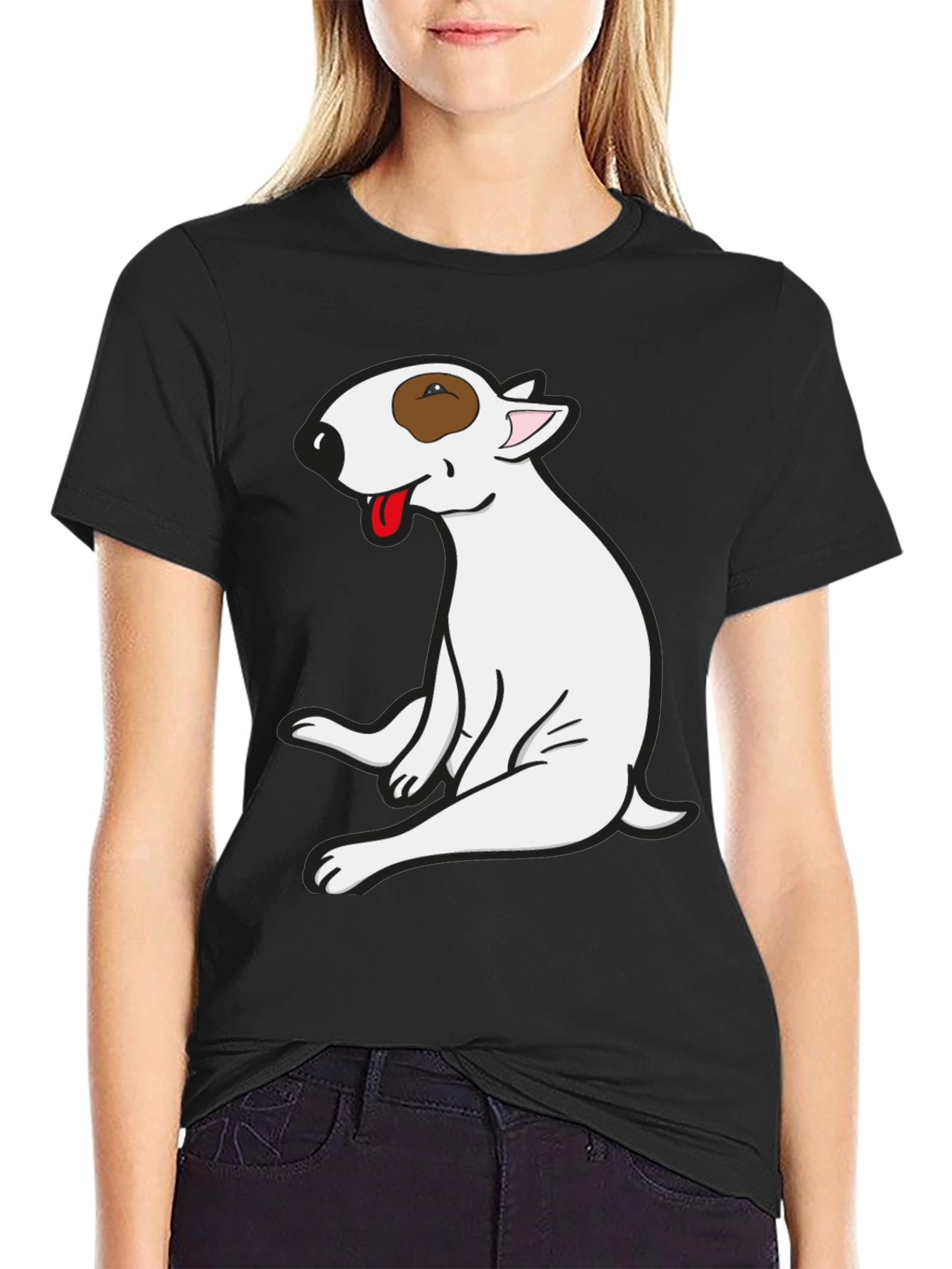 Bull Terrier Graphic Tee - Unique Dog Lover Shirt