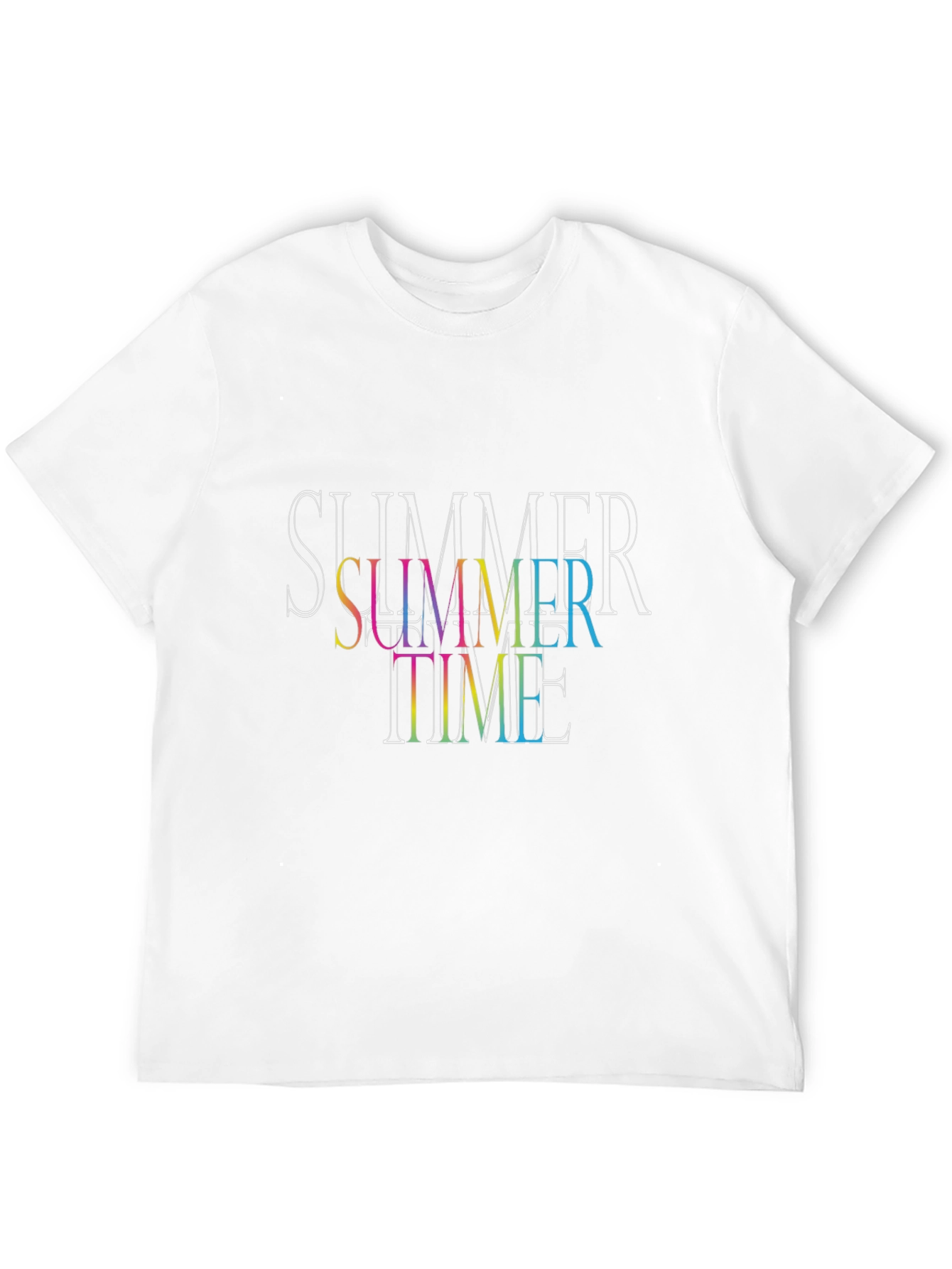 Summer Time Black T-Shirt