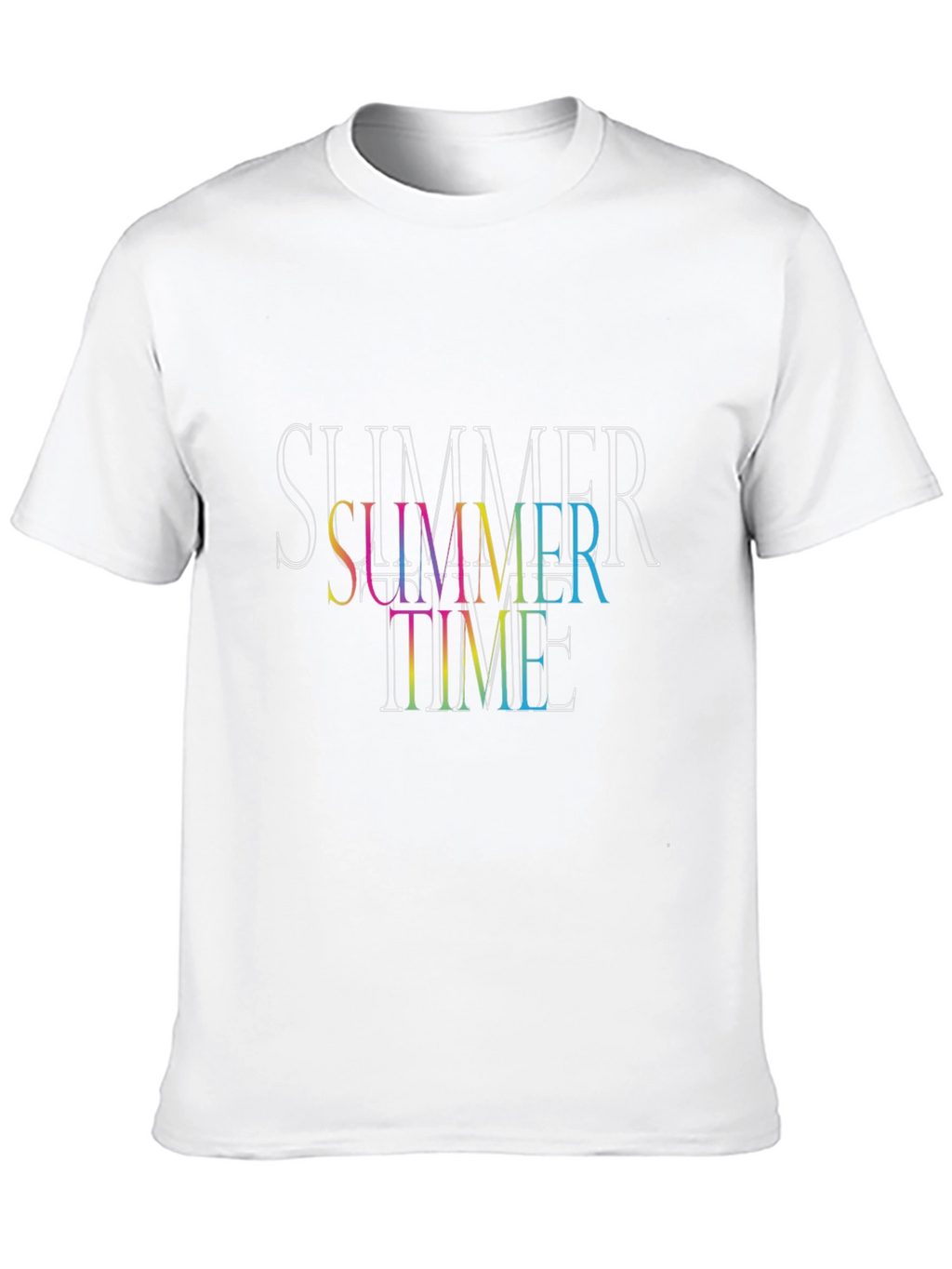 Summer Time Black T-Shirt